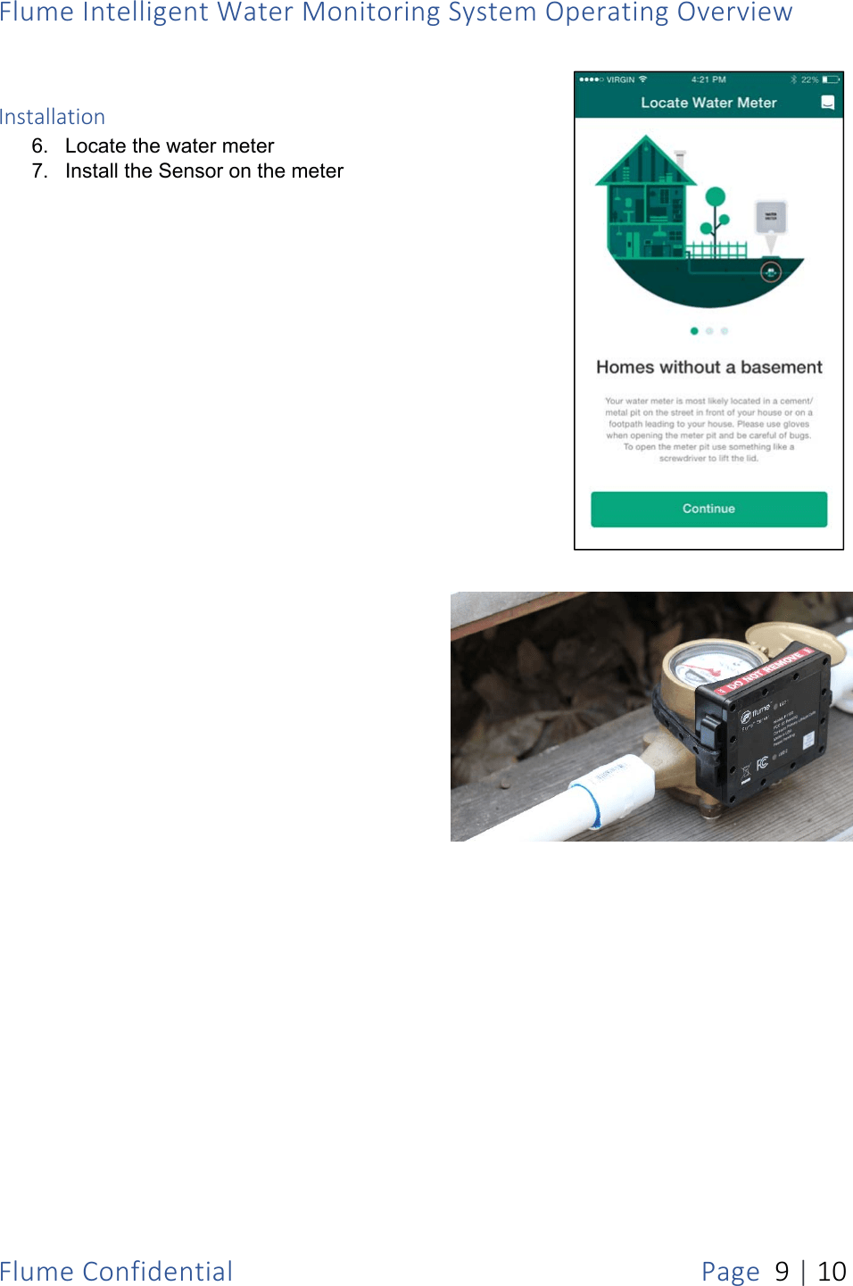 Flume F1200 Flume Intelligent Water Monitoring System (Bridge) User Manual