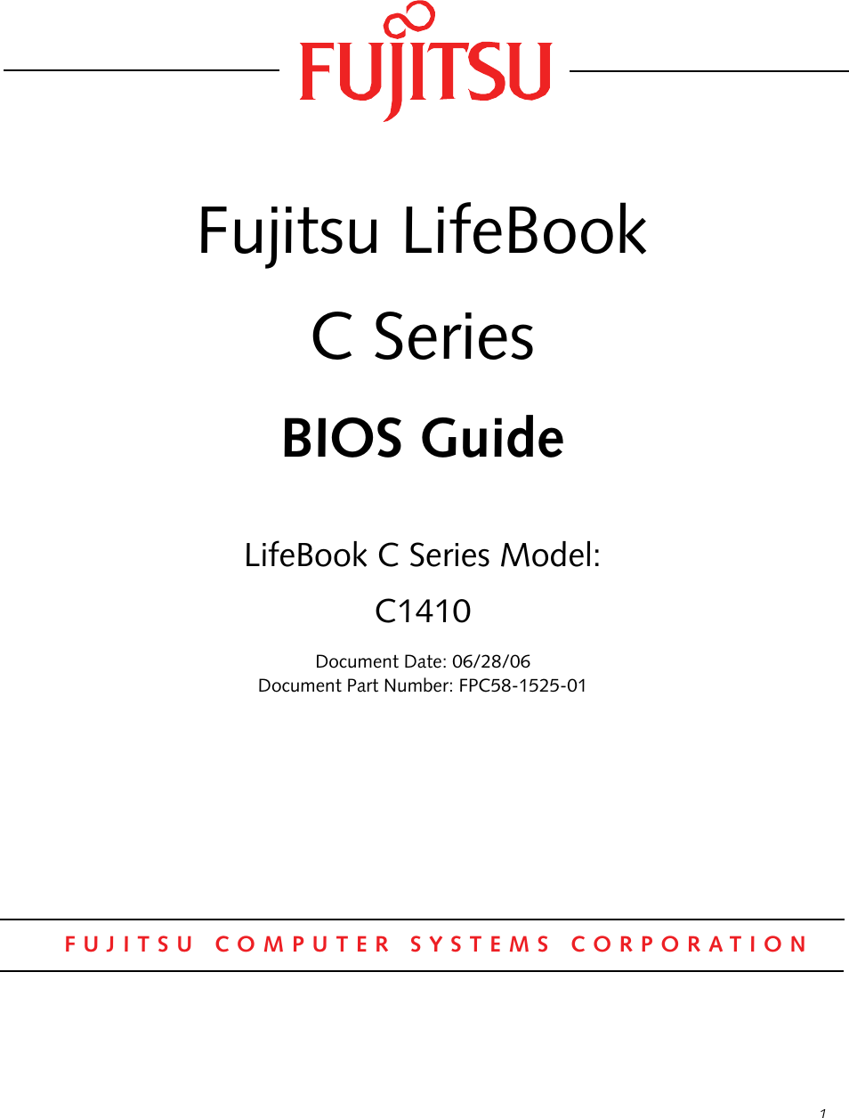 Fujitsu Clio BIOS If Not Then GUIDE C1410