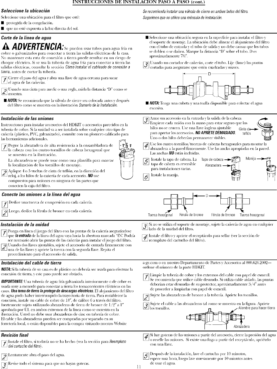 GE GXWH40L User Manual WATER SYSTEMS Manuals And Guides L08A6041