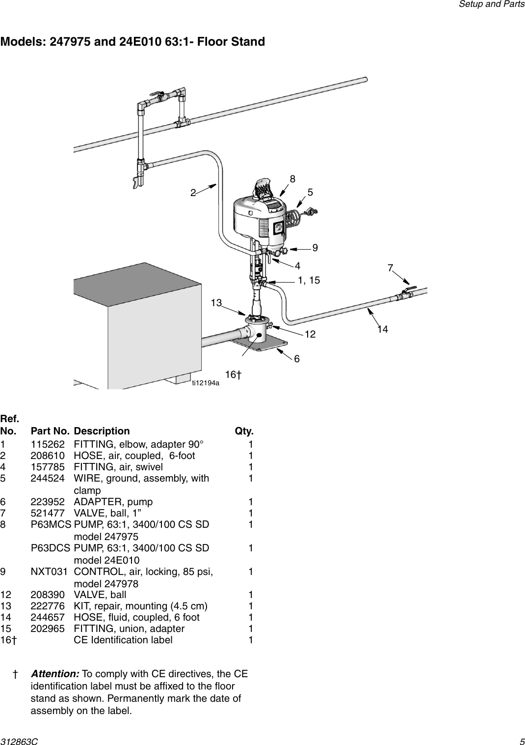 Graco 312863C Grease Pump System En Users Manual System, Instructions