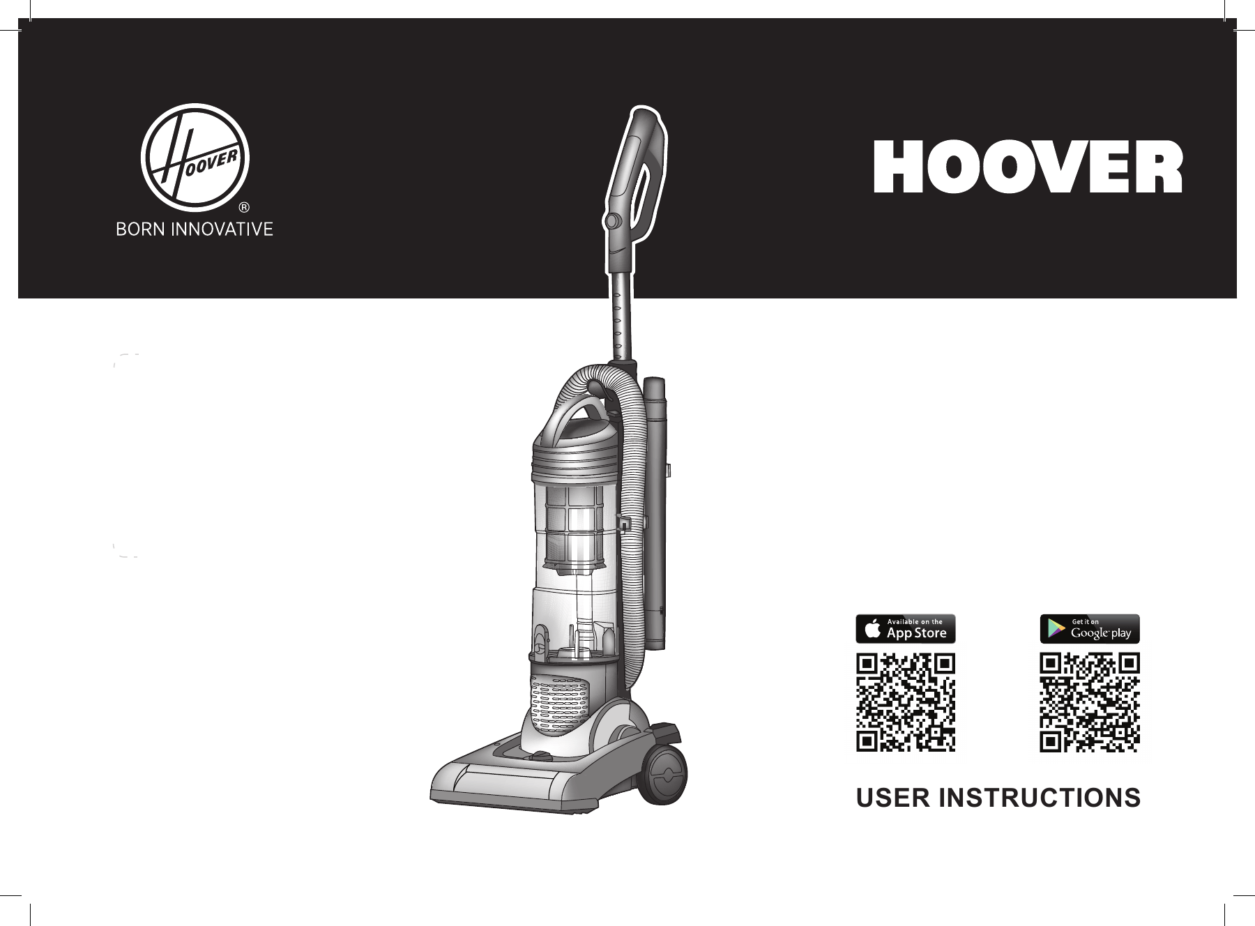 Hoover Vision One Fi Bagless Upright Vacuum Cleaner VR81OF01