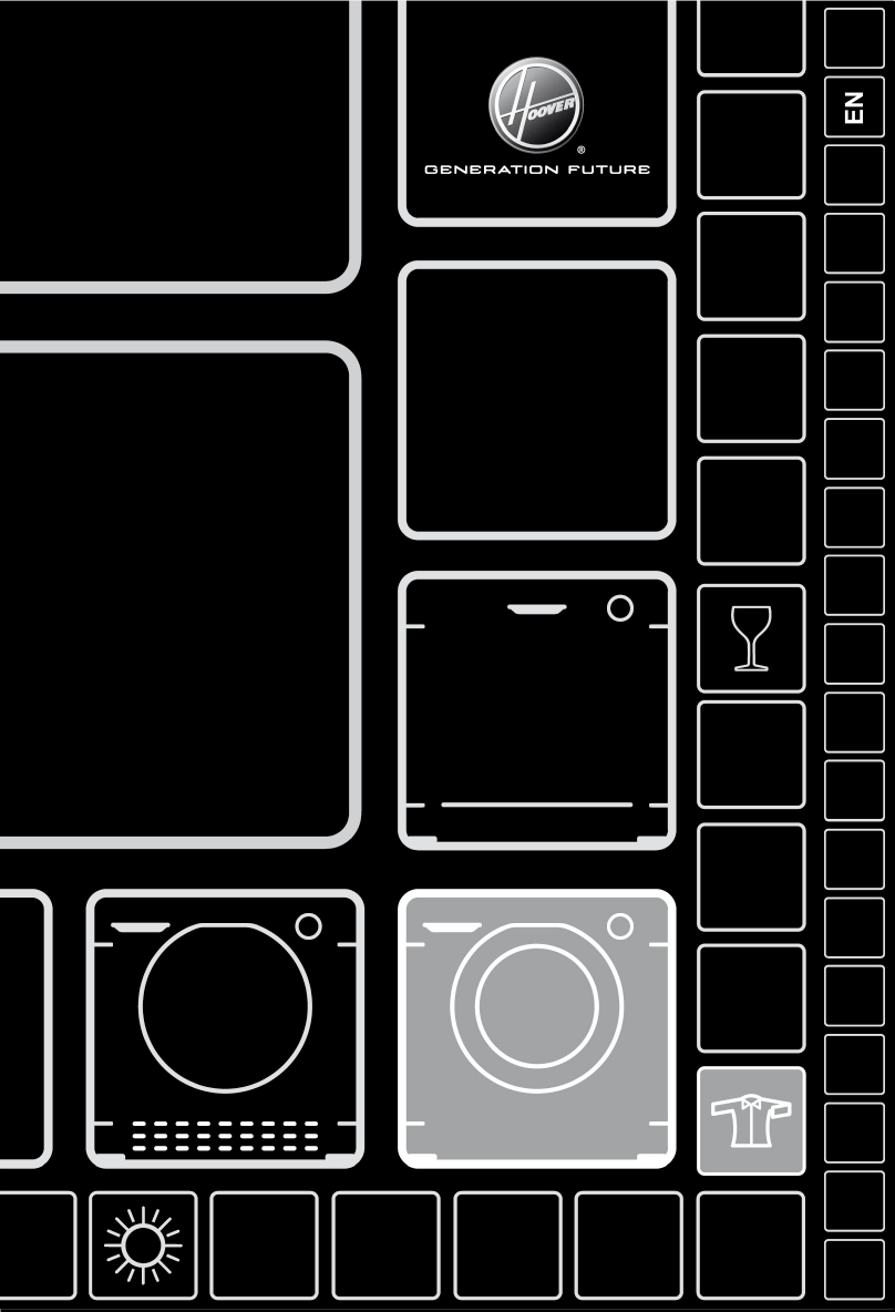 Hoover Washing Machine Integrated Washer HBWM 914D 80 Instruction