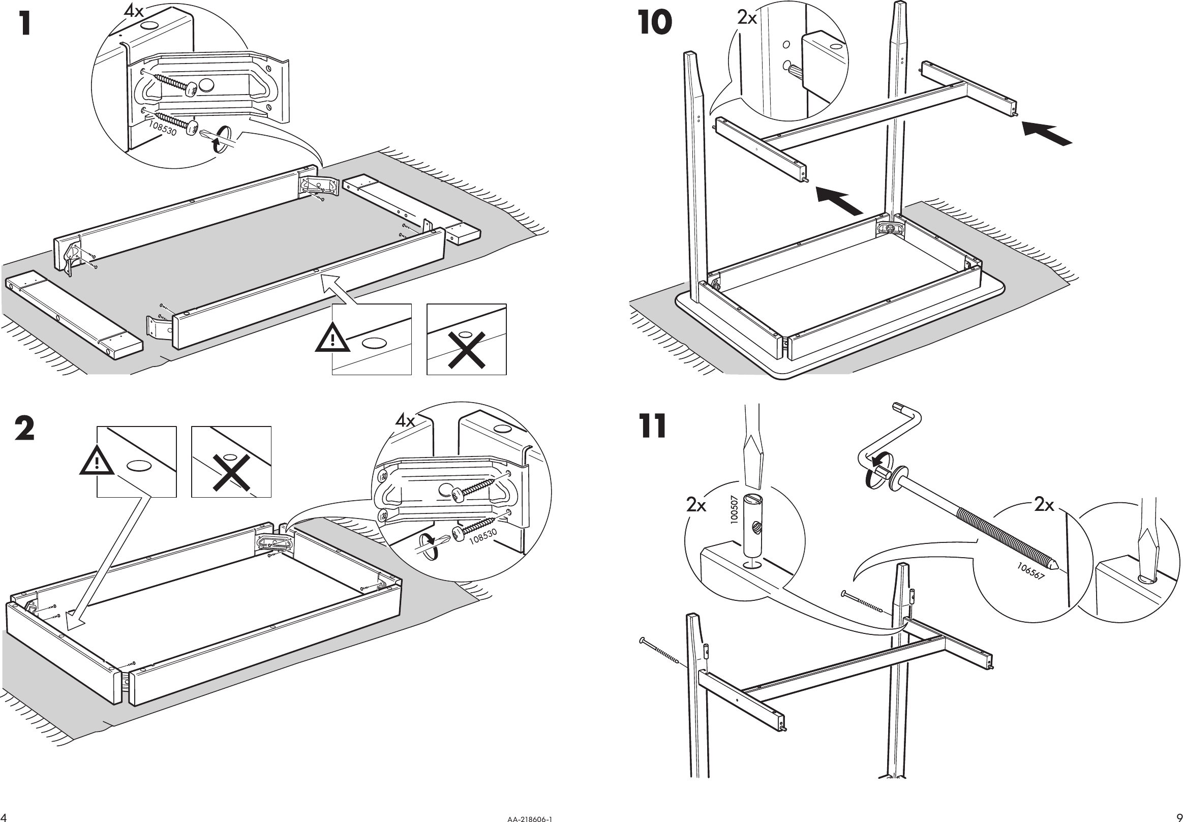 Ikea Leksvik Bar Table 43X28 Assembly Instruction