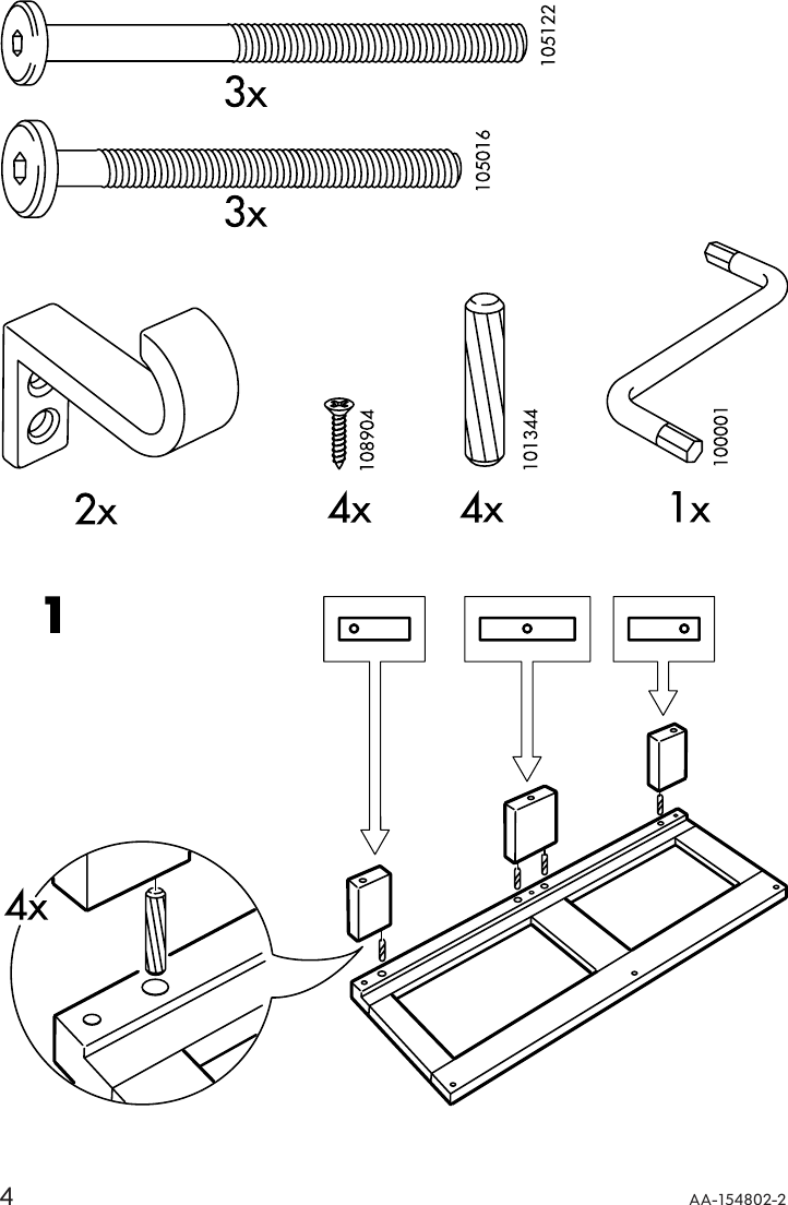 Ikea Luns Writing Board 19X28 Assembly Instruction