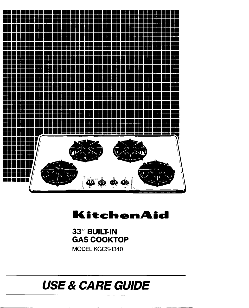 Kitchenaid Kgcs 1340 Users Manual