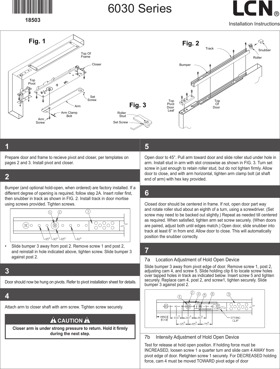 LCN 6030 Series Installation Guide LCN6030Installationguide