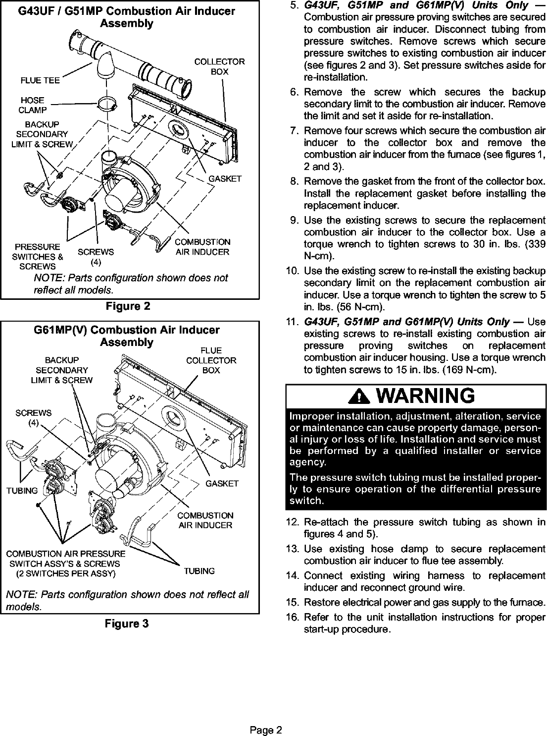 LENNOX Furnace/Heater, Gas Manual L0806824
