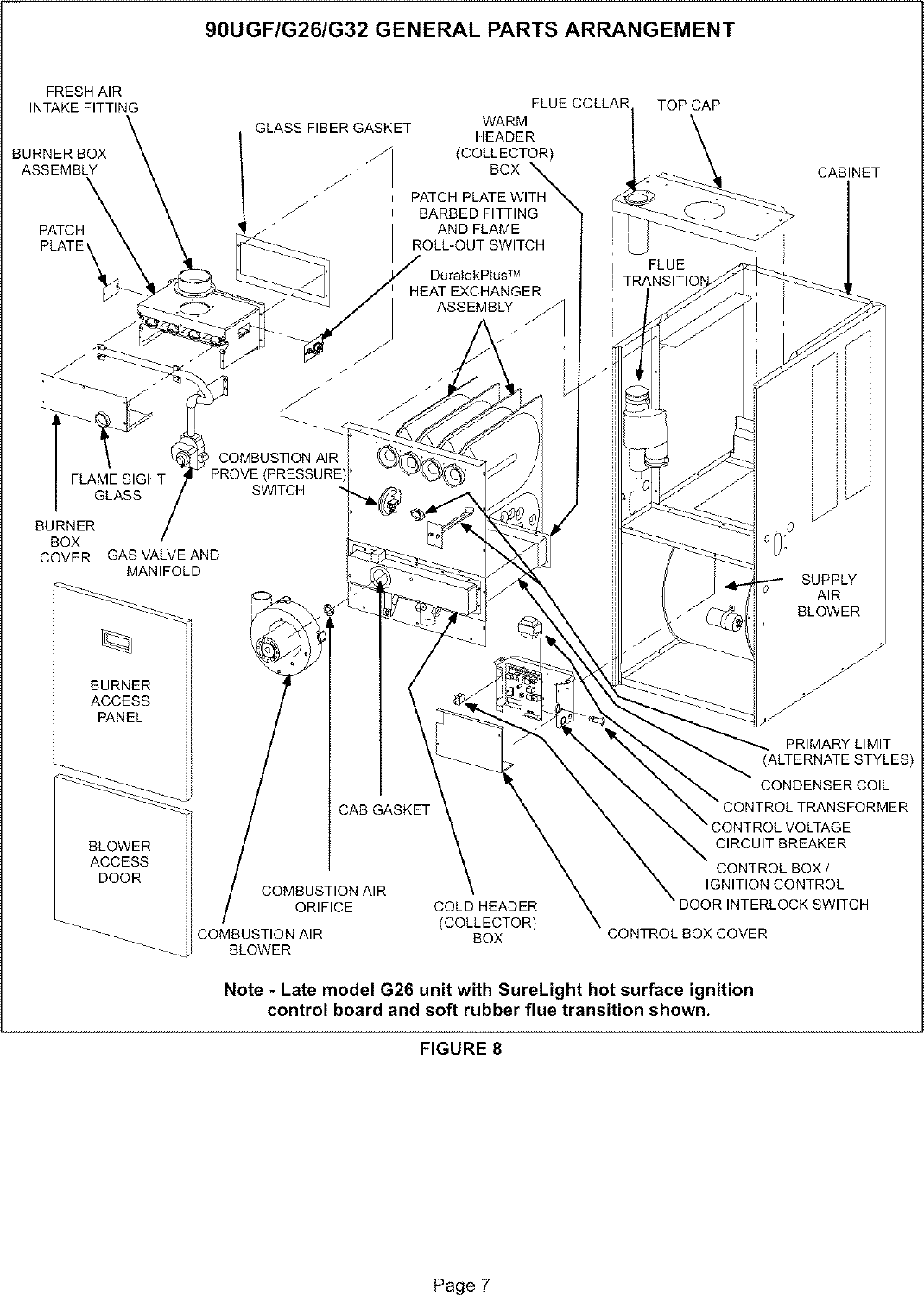 LENNOX Furnace/Heater, Gas Manual L0806909