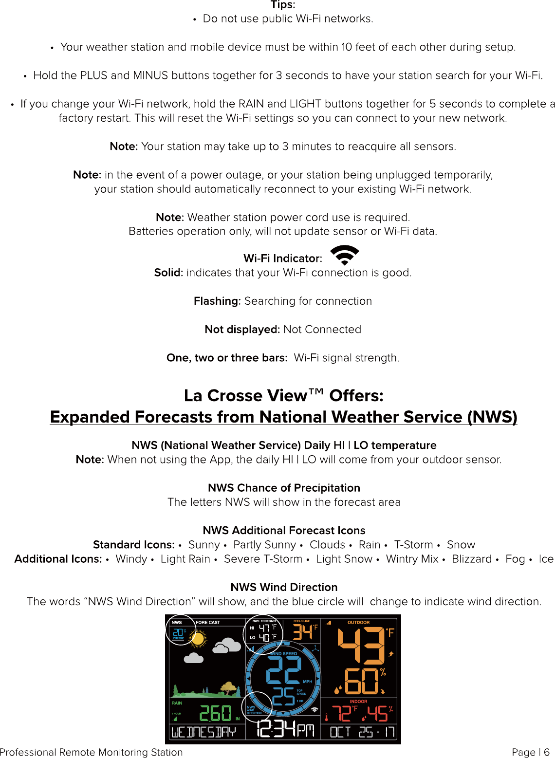 La Crosse Technology LTVR2 RAIN SENSOR User Manual 1