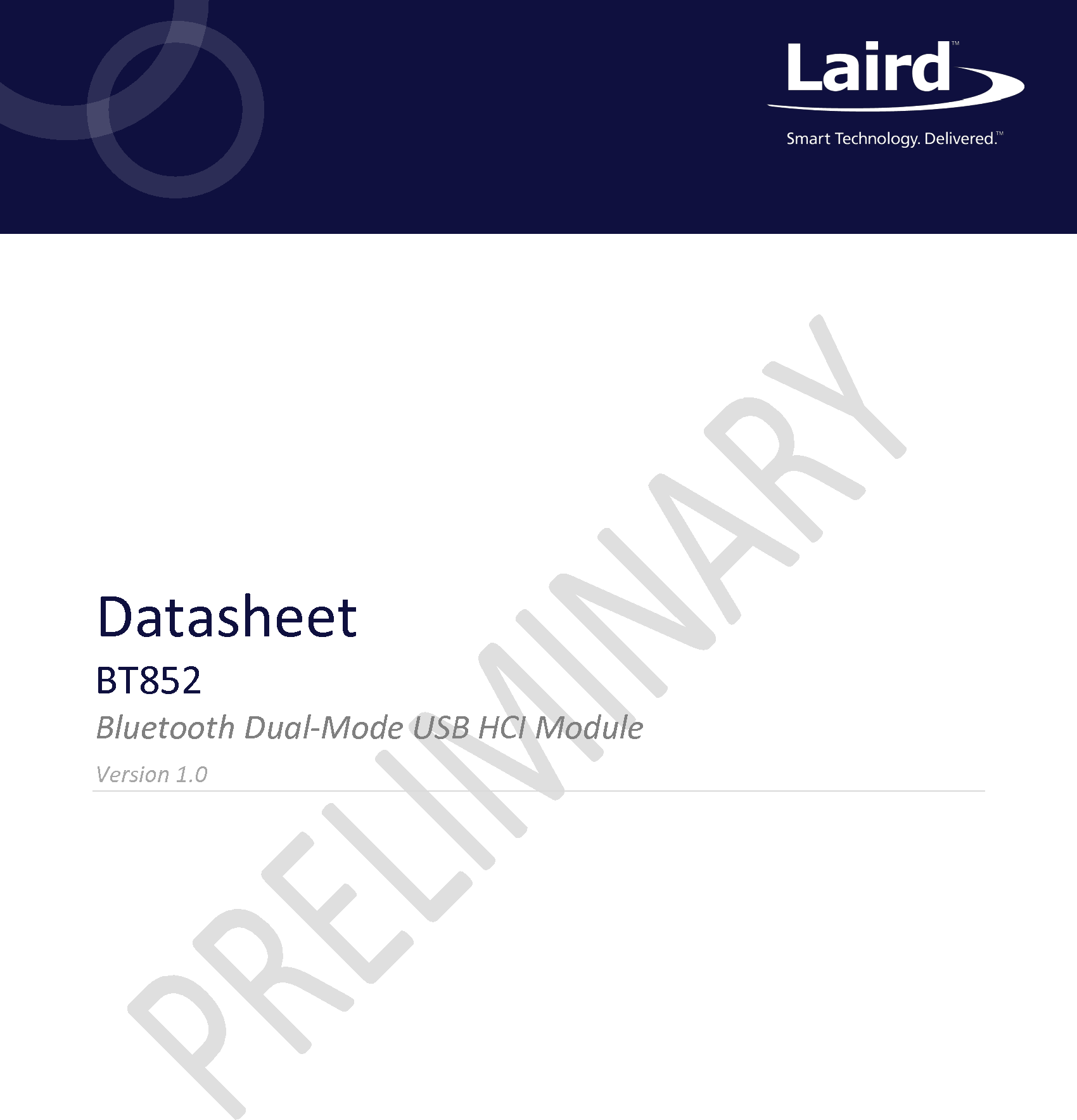 Laird Connectivity BT852 Bluetooth Dual Mode USB Dongle User Manual