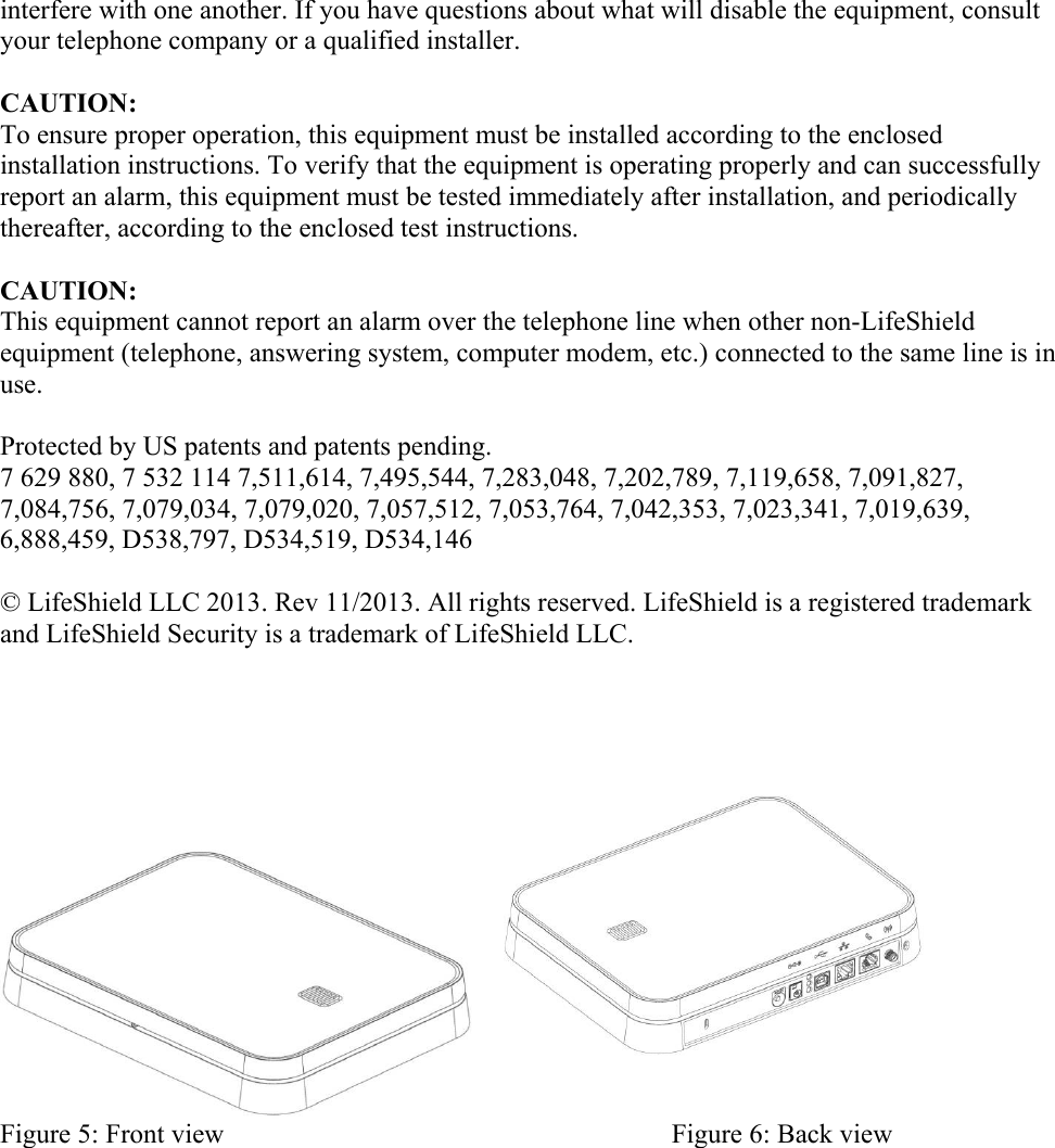 LifeShield S30 Home monitoring system User Manual Installation Instructions