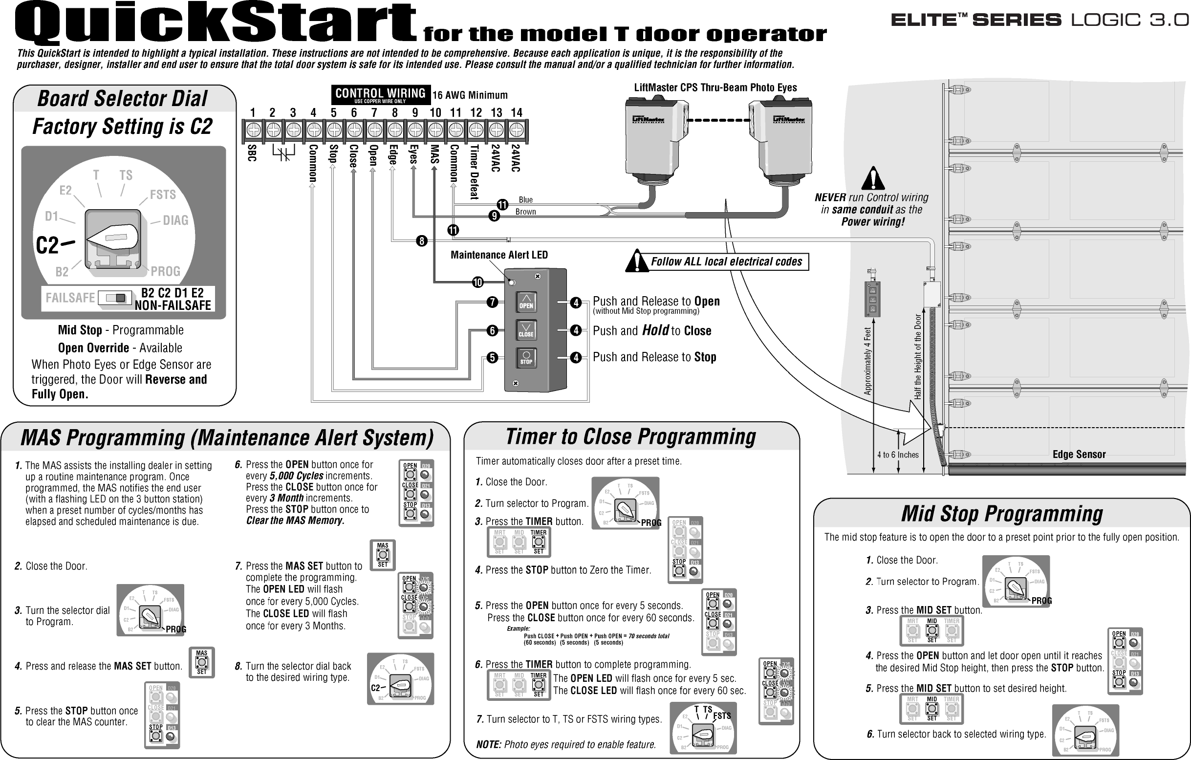 Liftmaster L3 Quick Start Guide