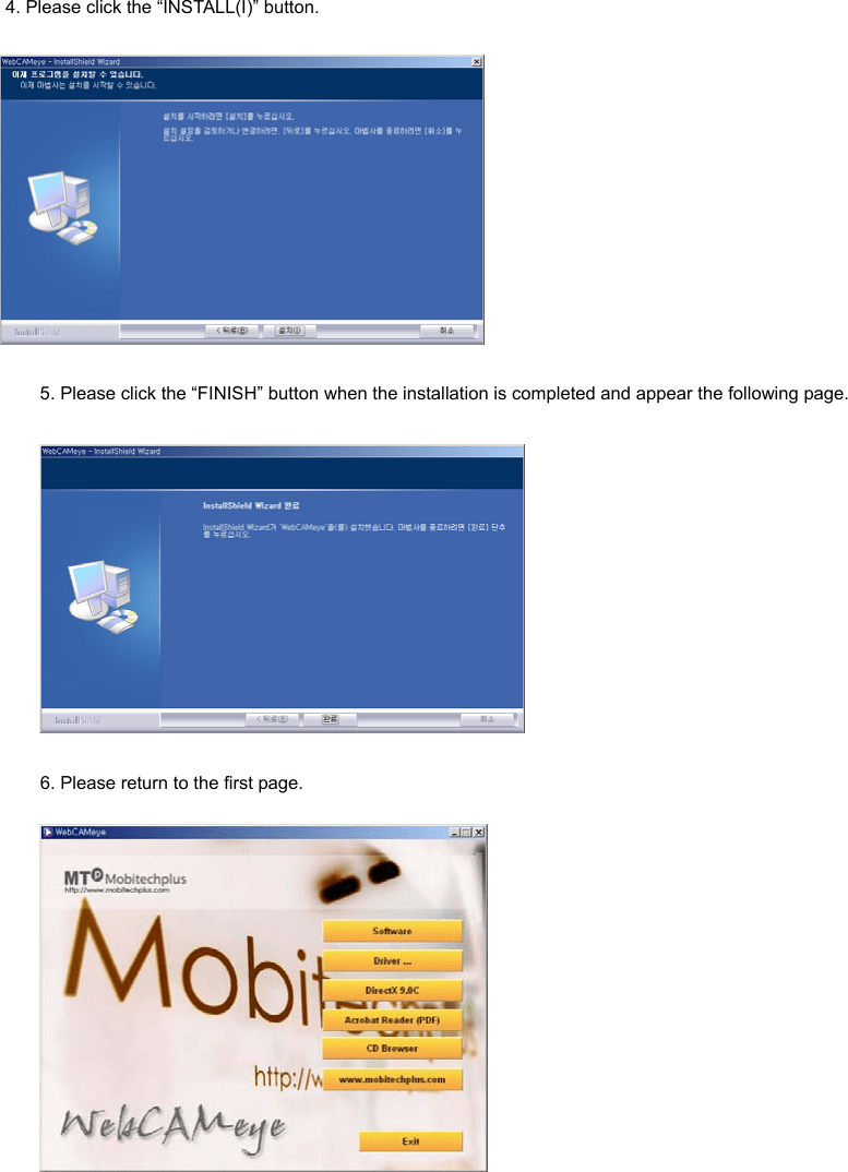 MOBITECHPLUS MW1350 USB PC Camera User Manual General User Guide