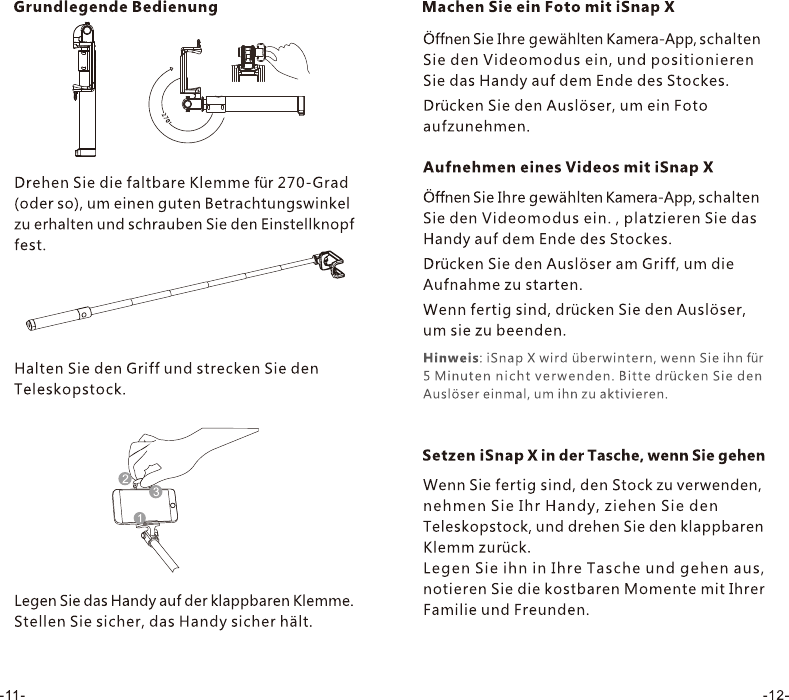 MPOW TECHNOLOGY MBT8 selfie stick User Manual