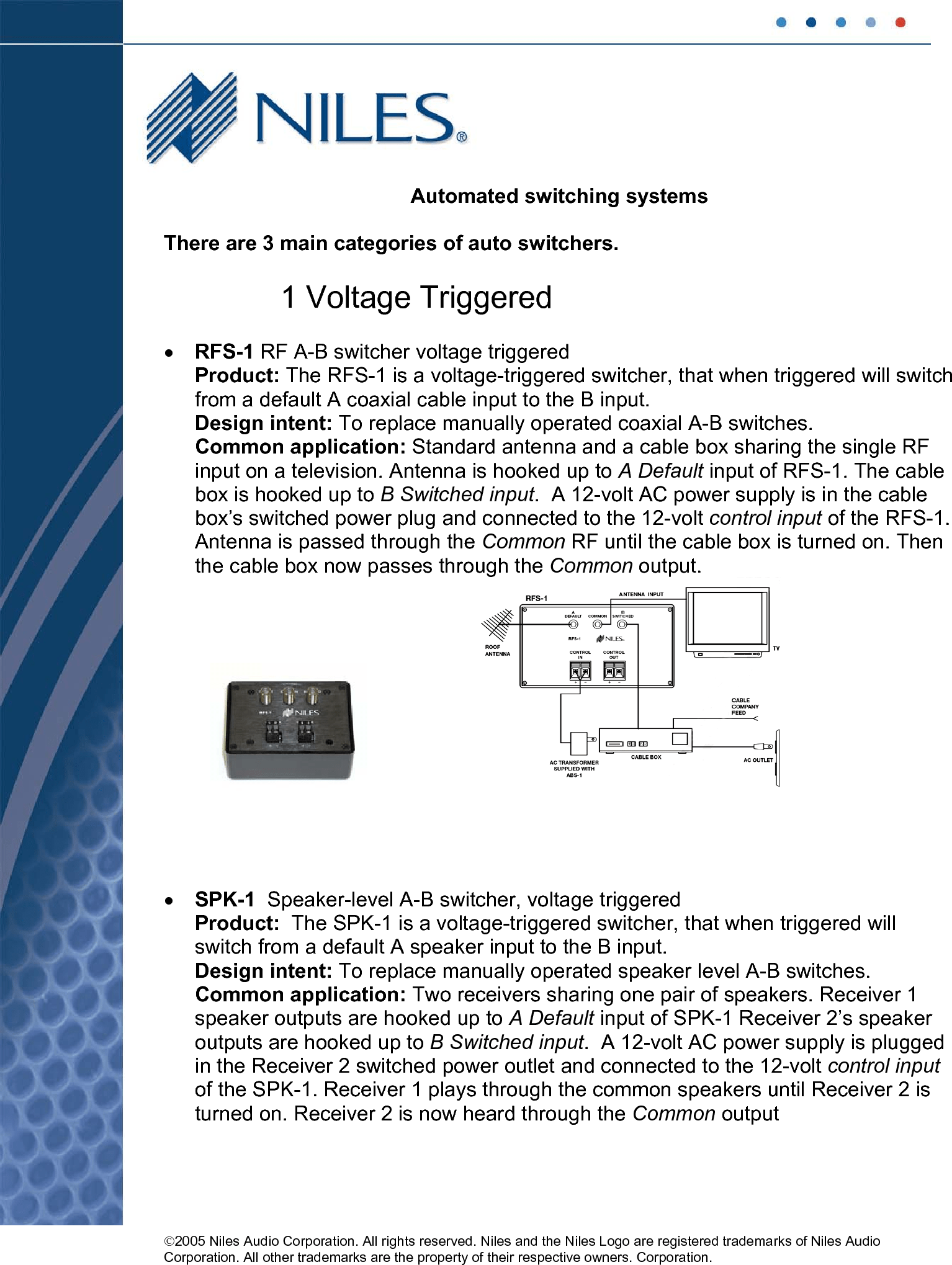 Pdf Fg01173 Cs12V Automatic Switching Systems Autoswitchers FAB User Manual