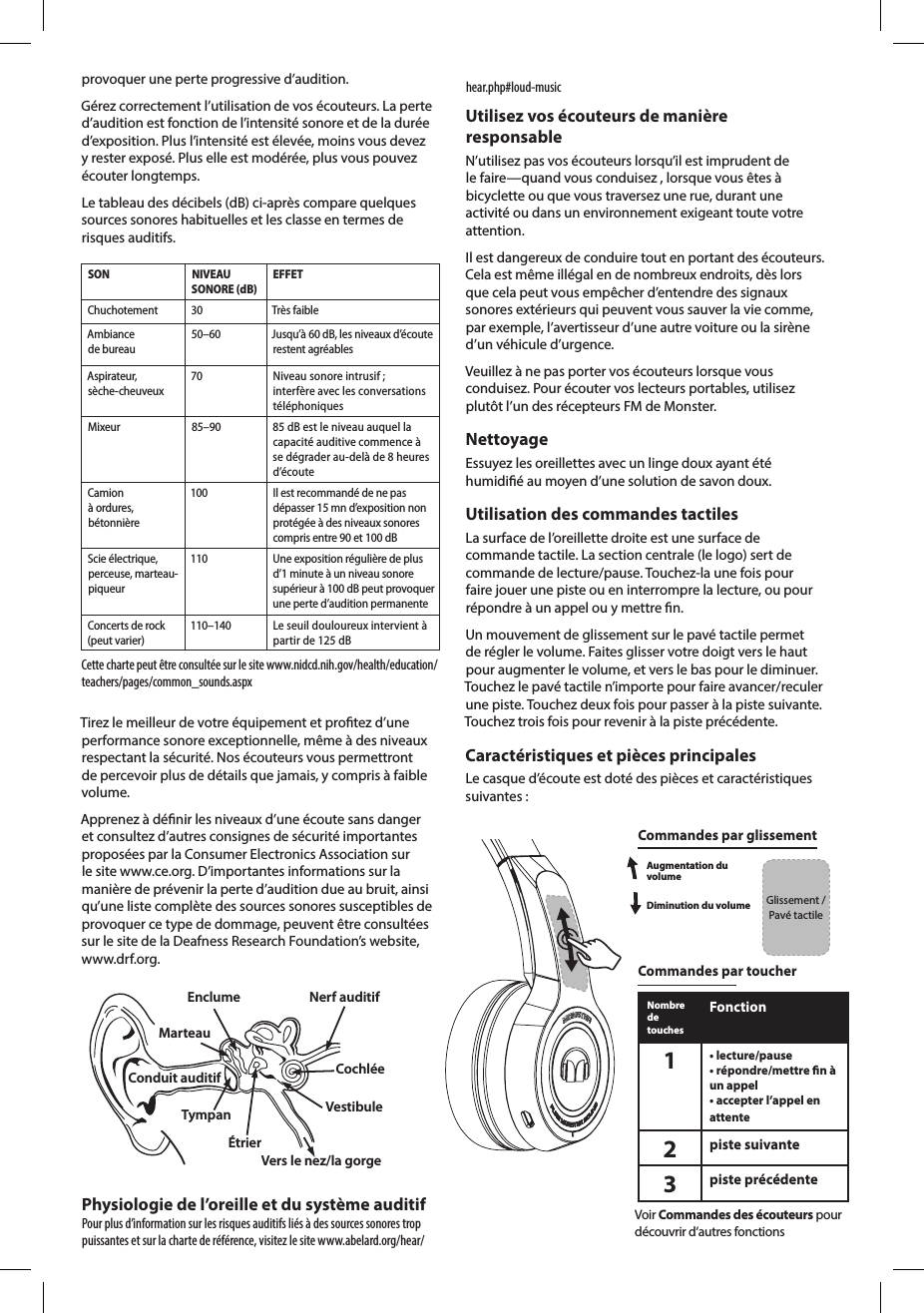Monster 190677 MONSTER ON EAR BLUETOOTH HEADPHONES User Manual 855925
