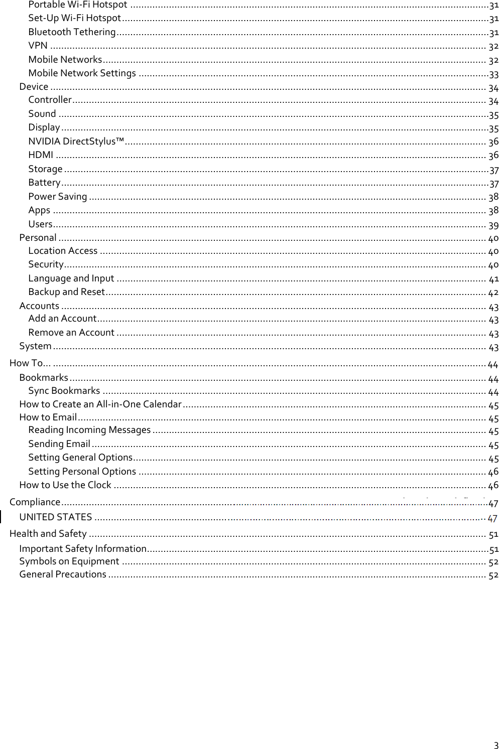 NVIDIA P1988 Tablet User Manual P1988 User manual 3x