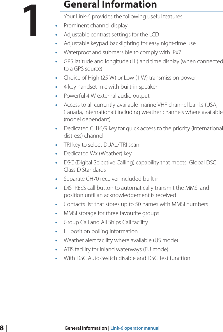 Navico VHFRS20 MARINE FIXED MOUNT DSC VHF RADIO User Manual