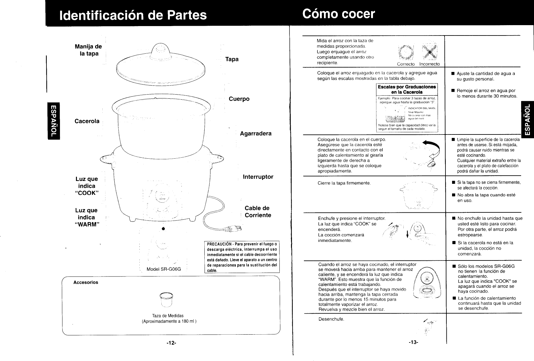 Panasonic Sr G10G Quick Start Guide