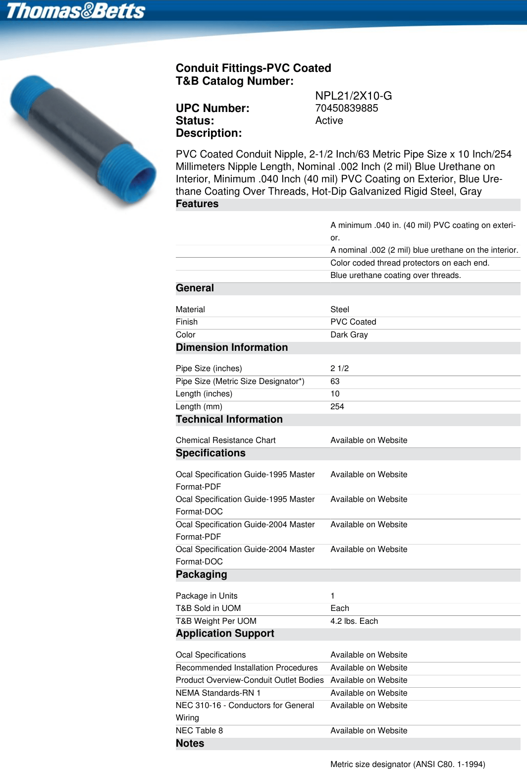 Product Detail Manual