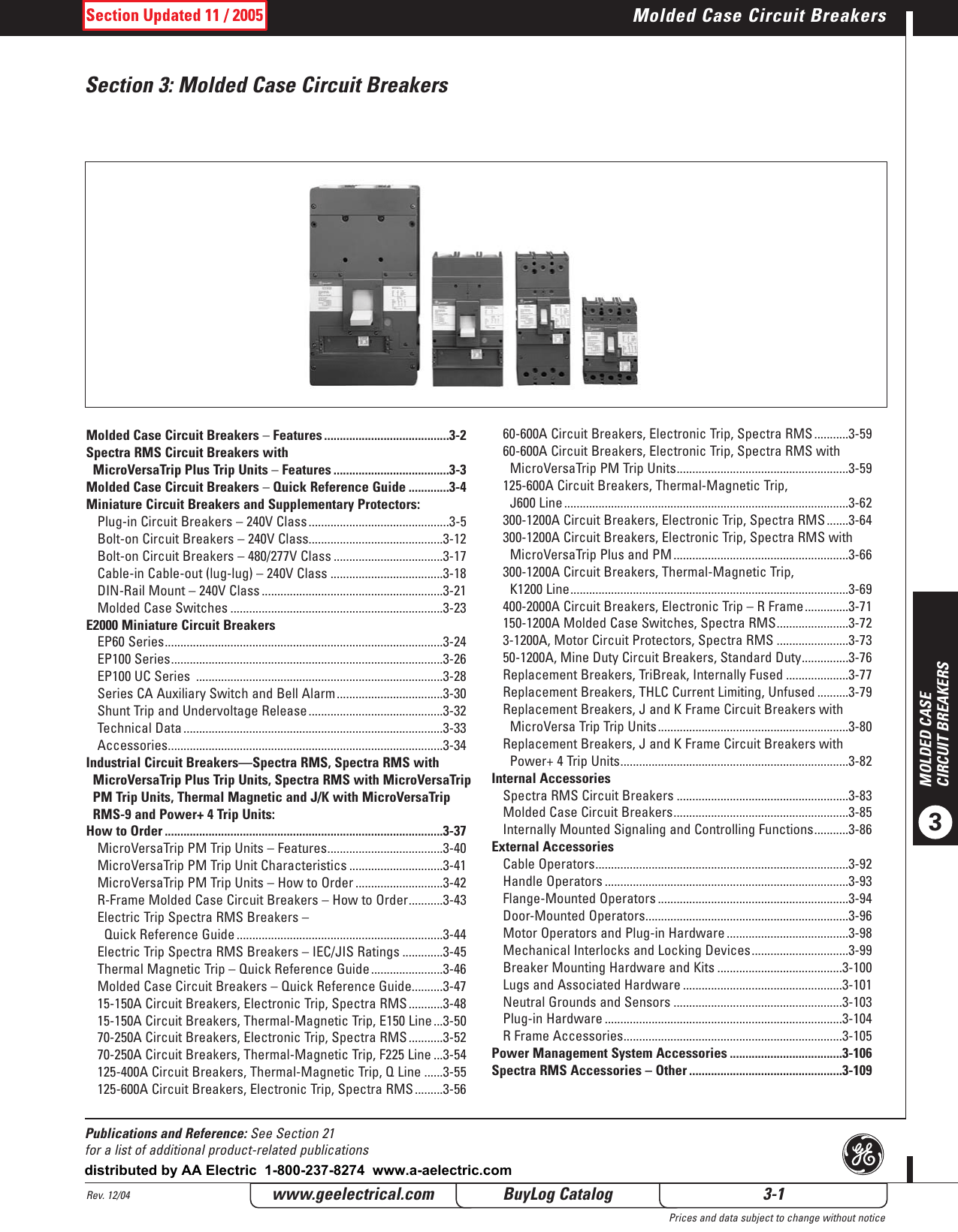 GE 2005 Buylog Section 3