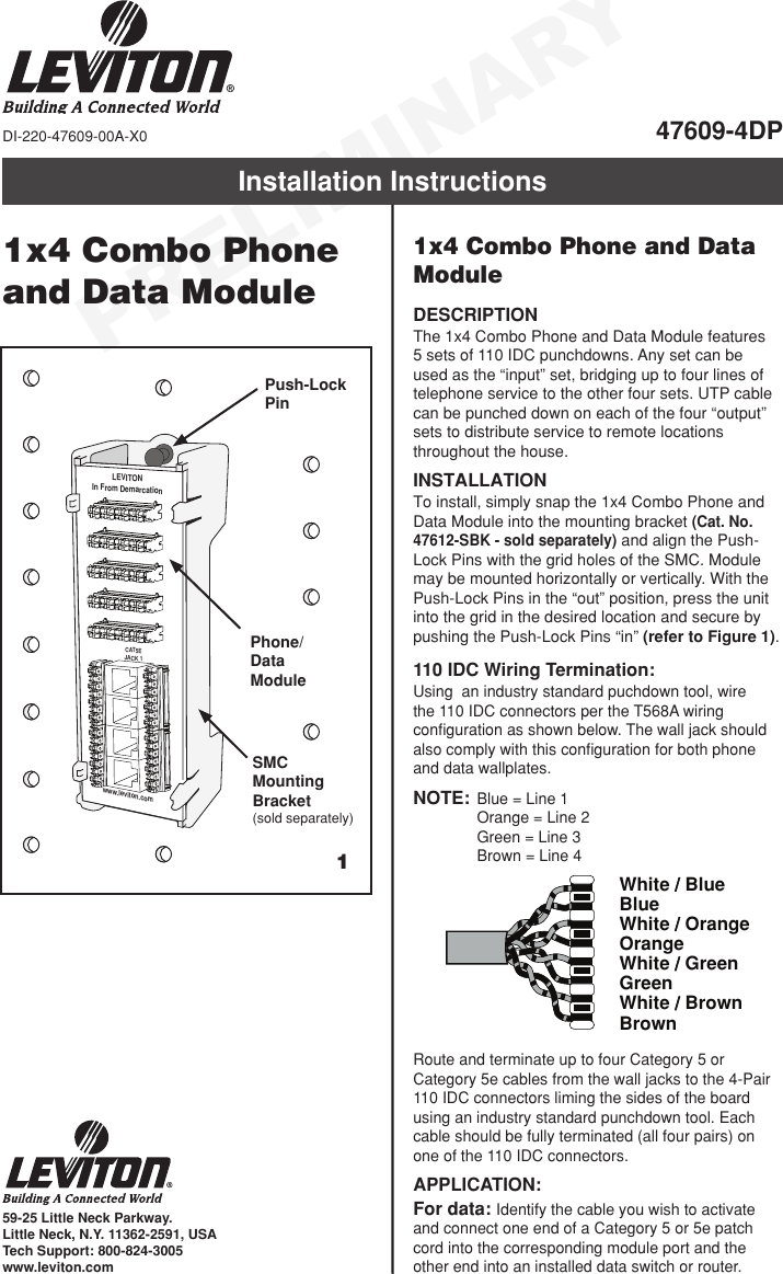 Installation Directions