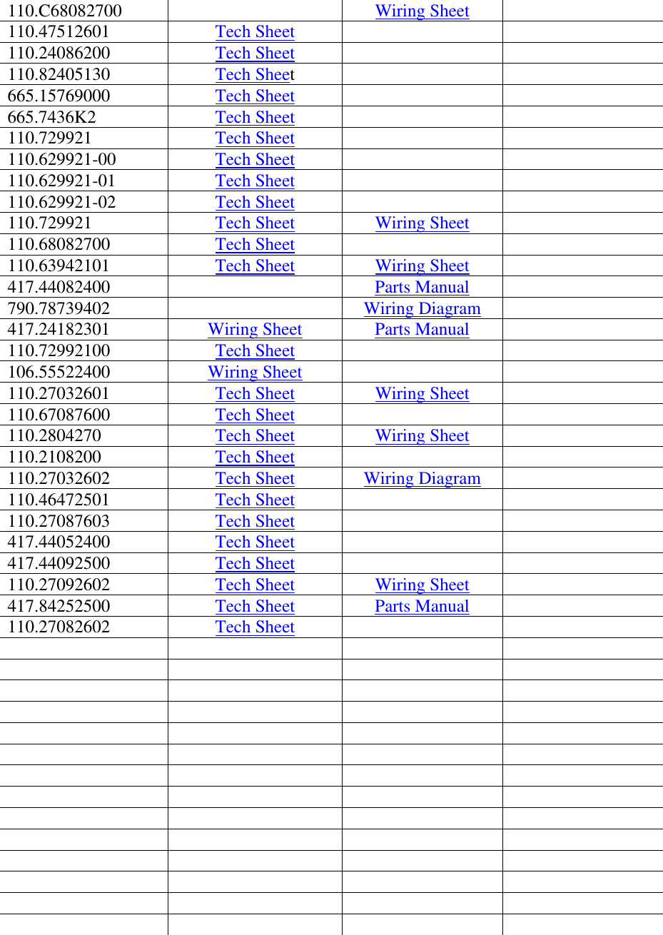  Kenmore Service Information