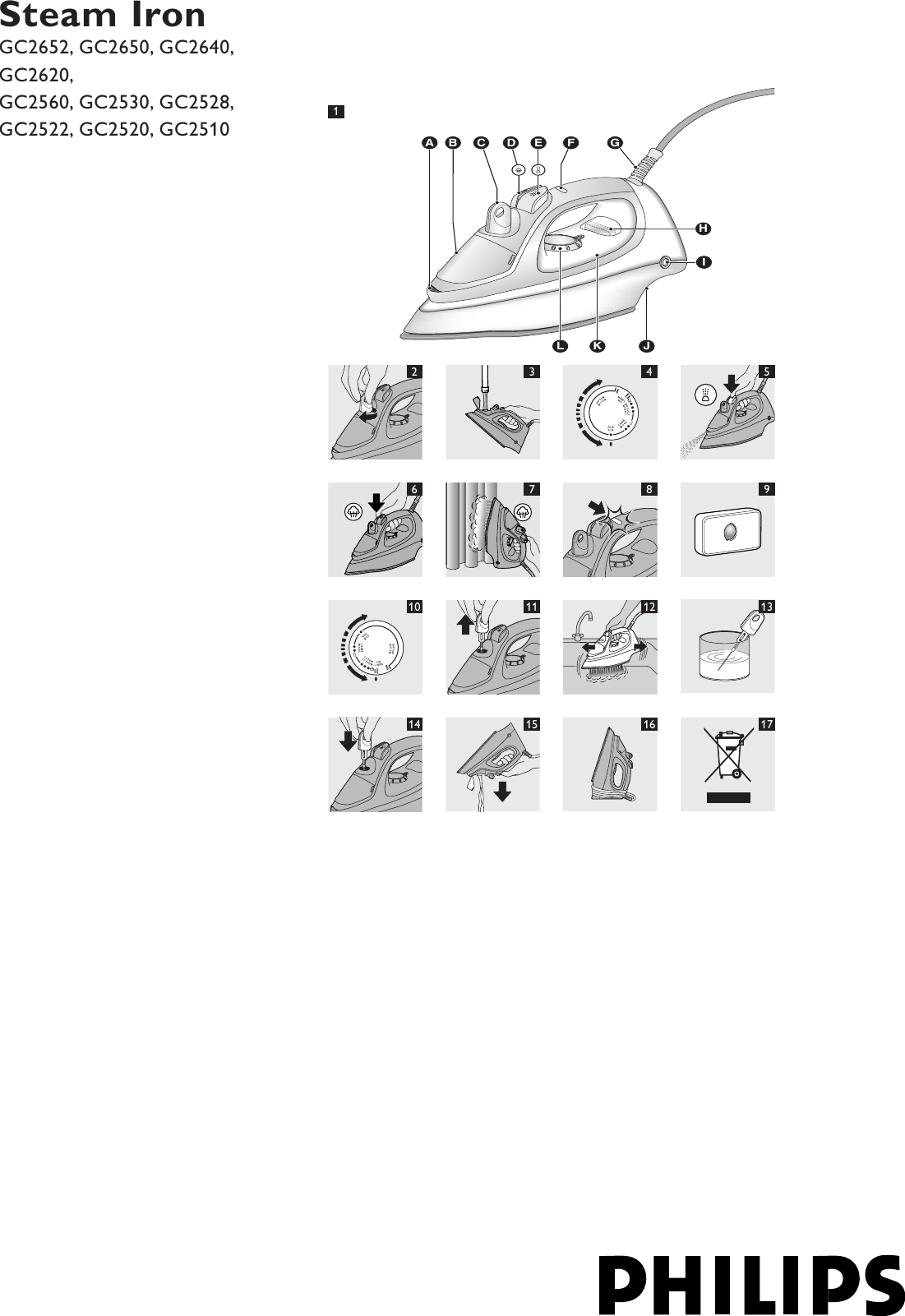 Philips GC2510 User Manual Bedienungsanleitung 02 Dfu Msa