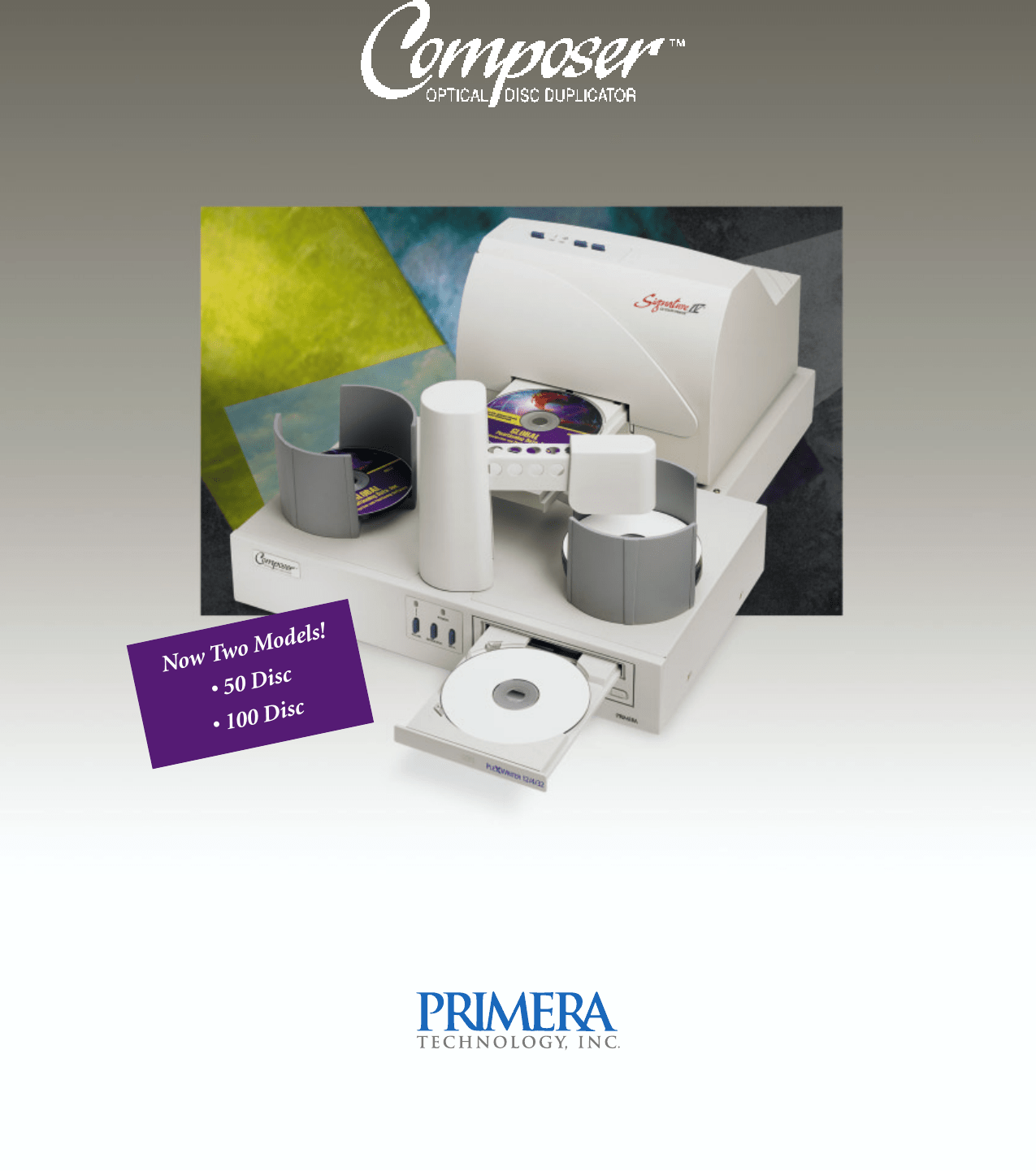 Primera Technology Composerplus 100 Disc Users Manual