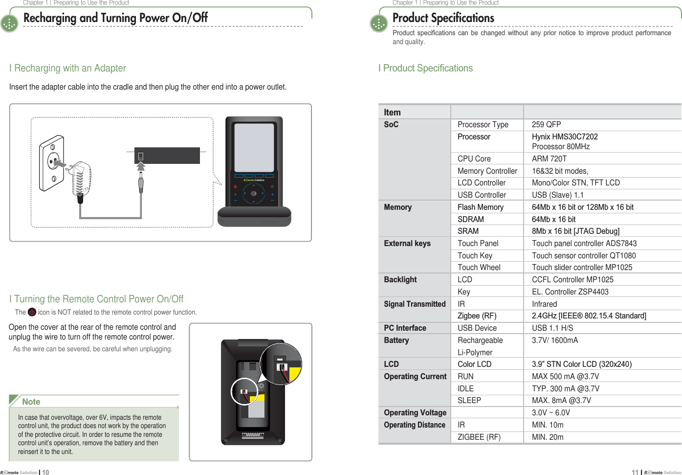 Remotesolution RH60B Color LCD Touch screen universal remote control