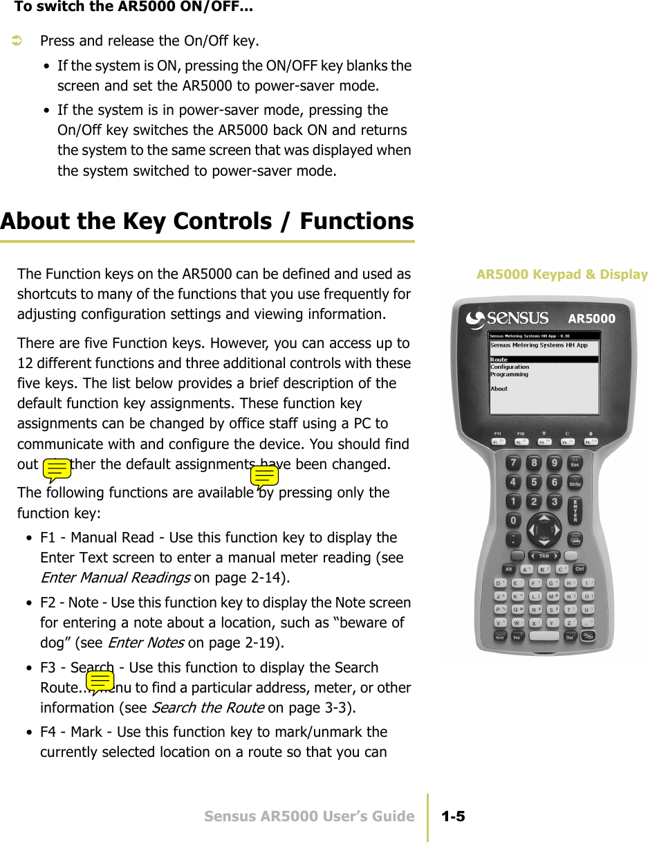 Sensus Metering Systems AR5002 Utility Meter RF Transceiver User Manual