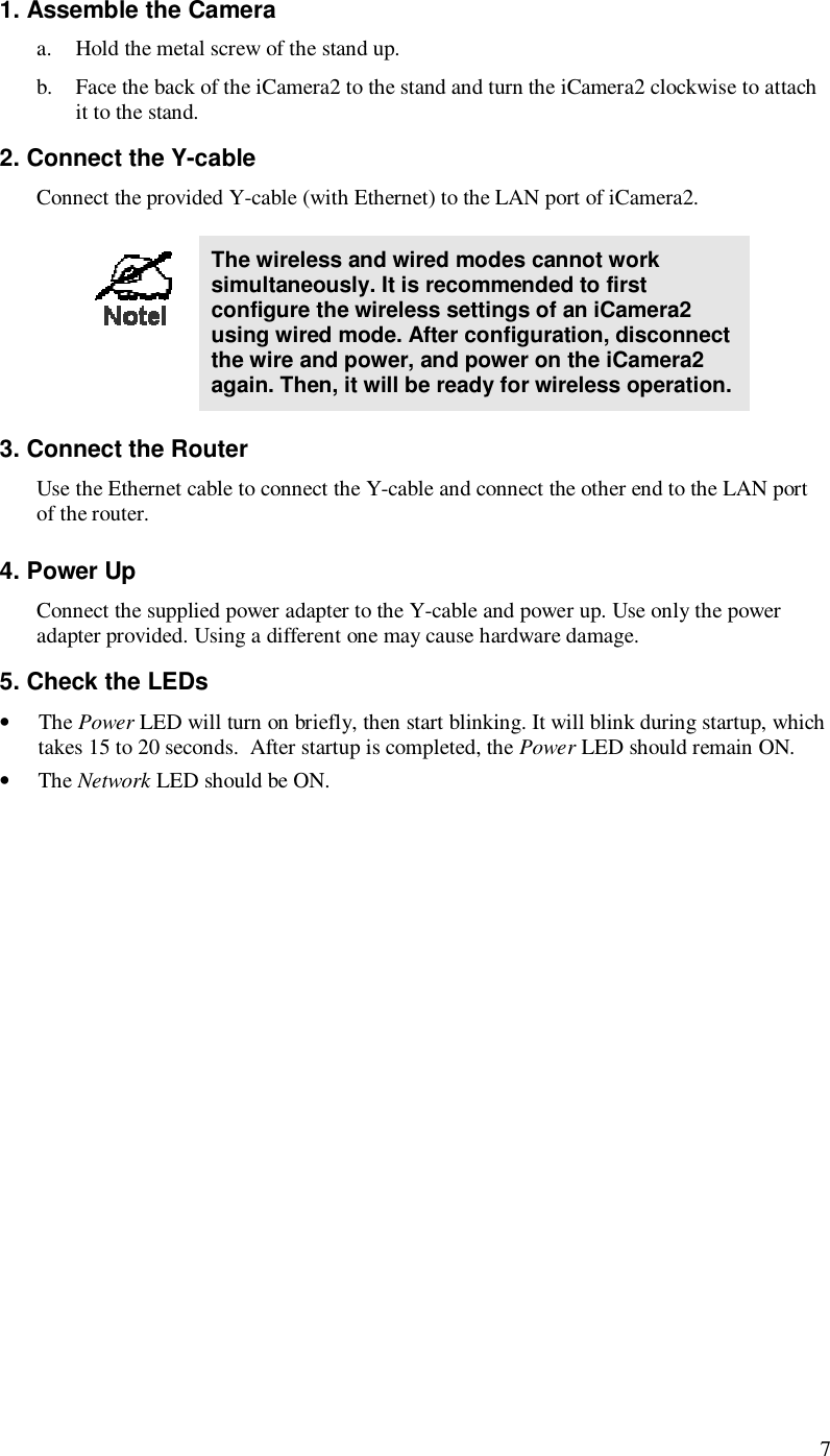 Sercomm ICAMERA2 Wireless Network Camera User Manual iCamera2 Manual v1 1