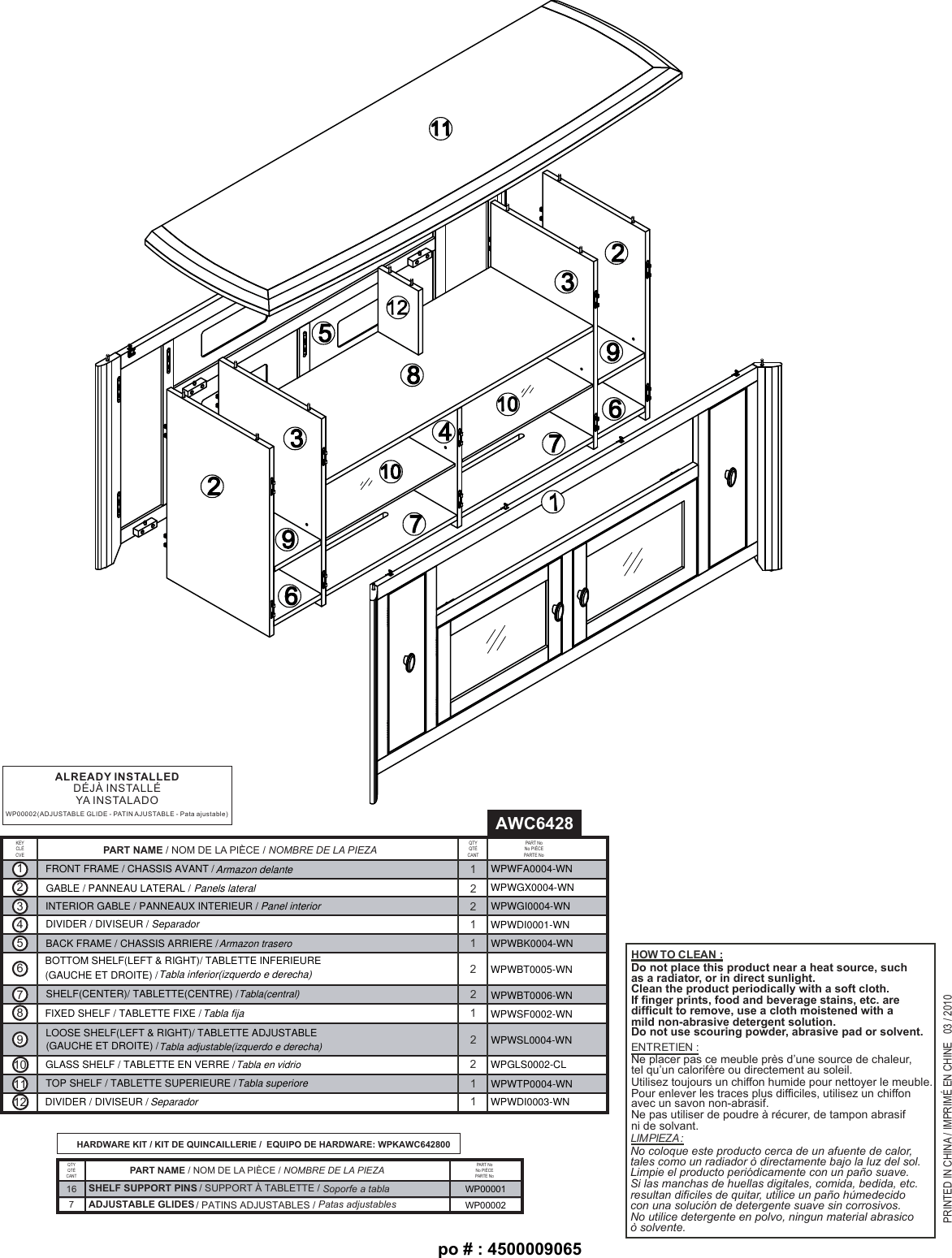 Tech Craft Awc 6428 Users Manual