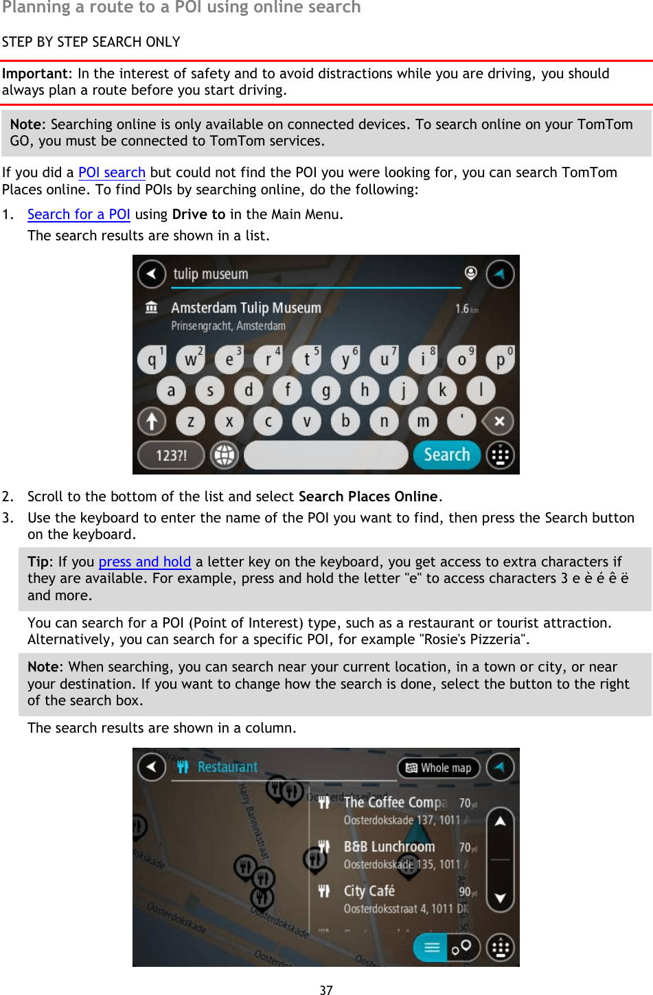 TomTom 4BA63 GPS Navigation System with WLAN and BT/BLE User Manual
