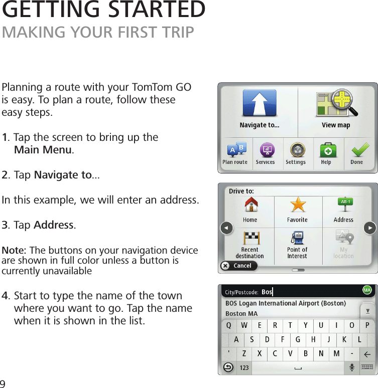 TomTom 4EV52 GPS Navigation system User Manual