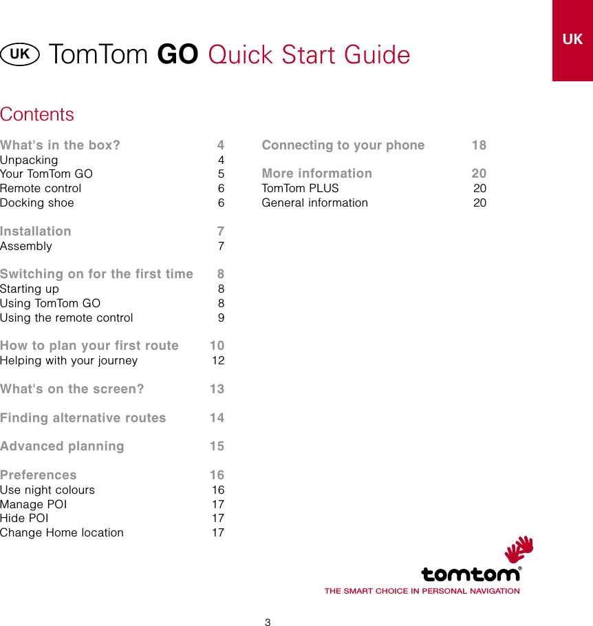 TomTom REMOTE Remote Control User Manual 3 7045 TT QSG EUR def indd