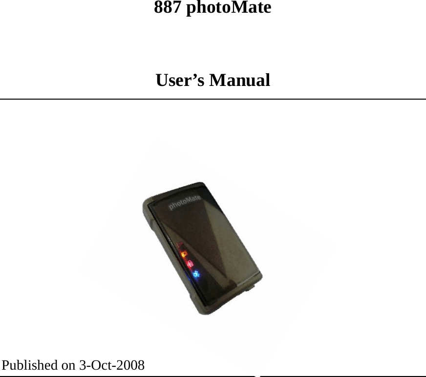TranSystem 970500201 Mini GPS User Manual iBT GPS Bluetooth GPS Data Logger