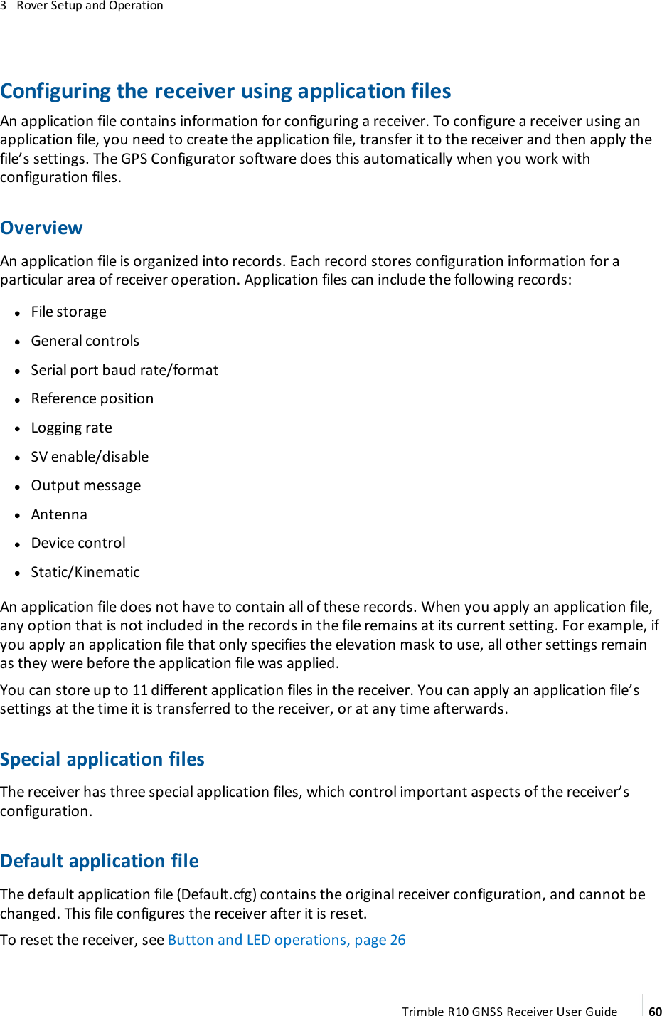 Trimble 9091191 GNSS Receiver+900 MHz+WiFi+Bluetooth User Manual