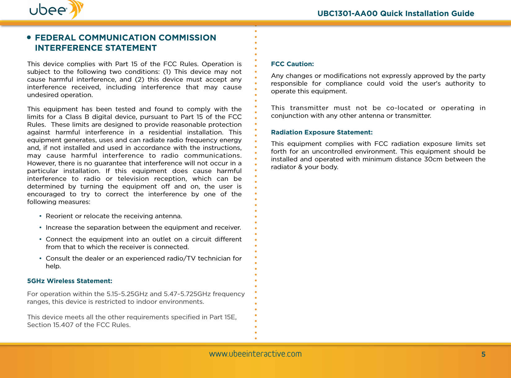 Ubee Interactive UBC1301 Wireless eMTA User Manual rev
