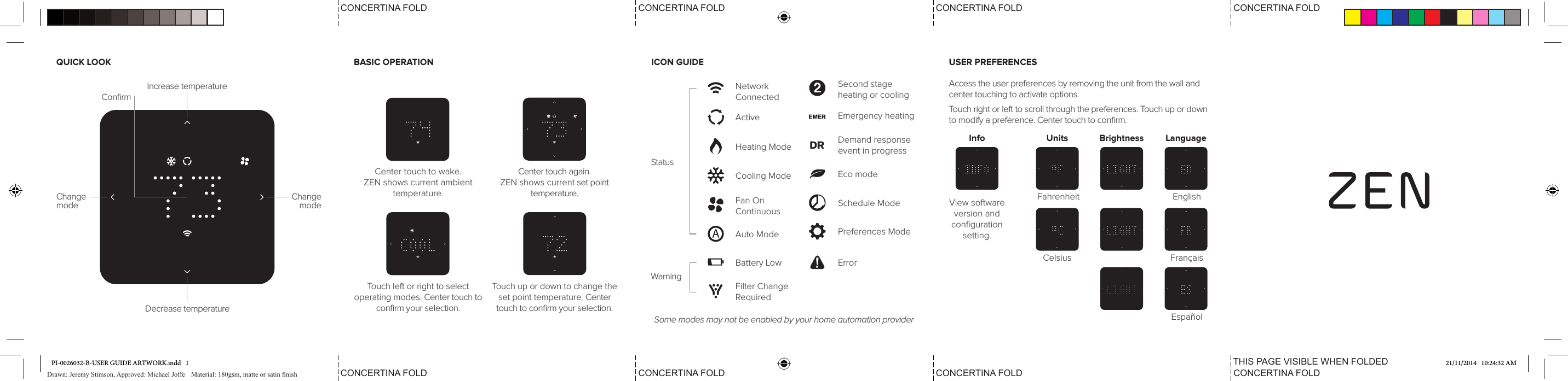 Zen Within ZEN01 Thermostat with Zigbee User Manual