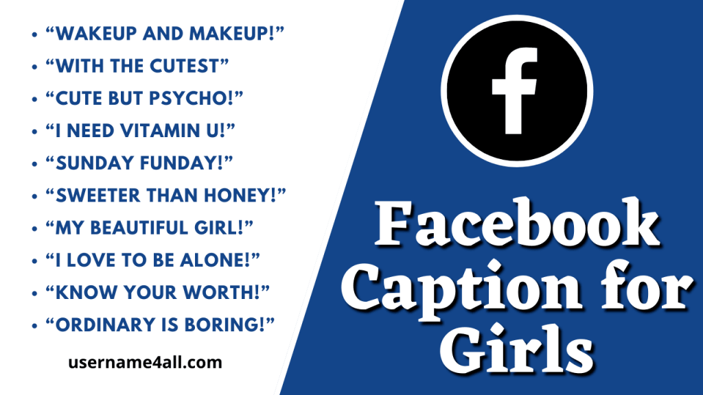 【200+ BEST】 Beautiful & Stylish Facebook Caption for Girls