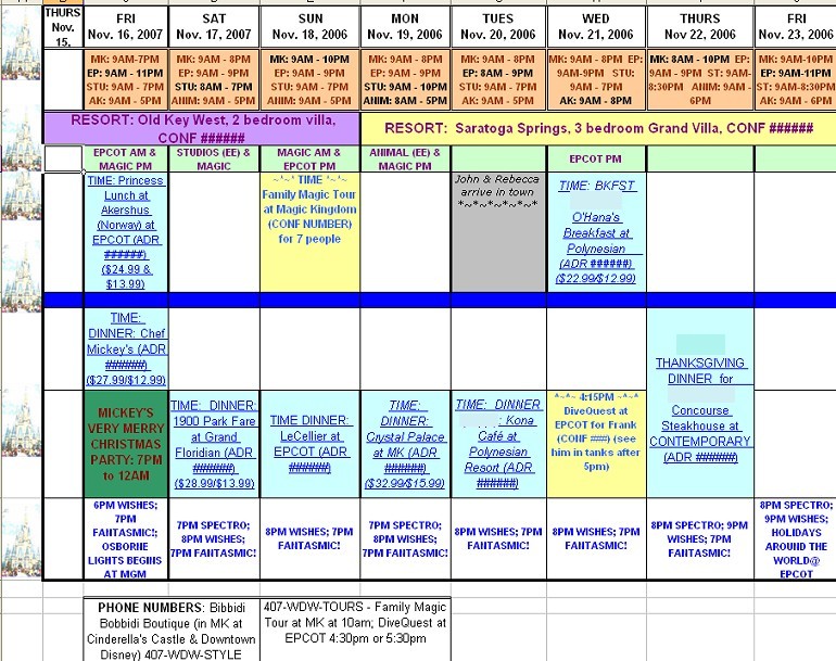 Dina's Disney Daily/Weekly/Monthly 31 Days to Go Disney Planning