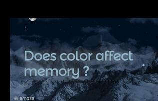 Does color affect memory ? at emaze Presentation