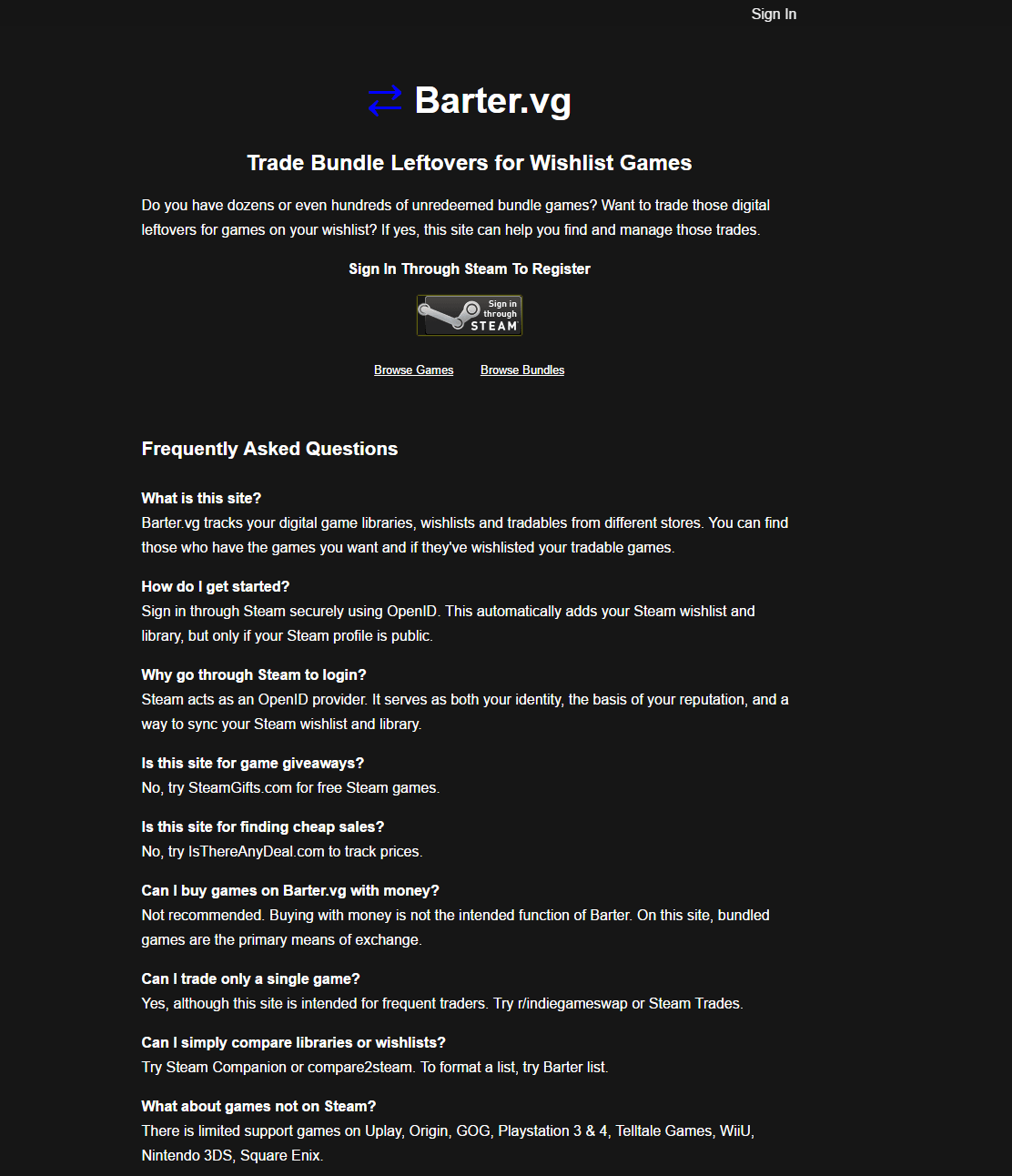 Barter.vg Night Friendly