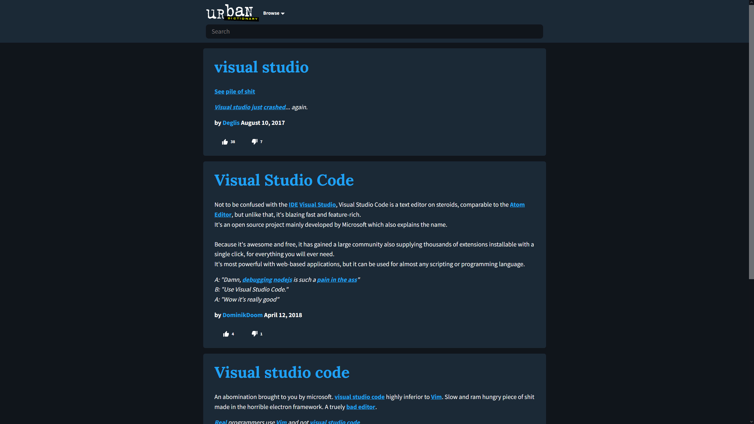 Clean Urban Dictionary — UserStyles.world