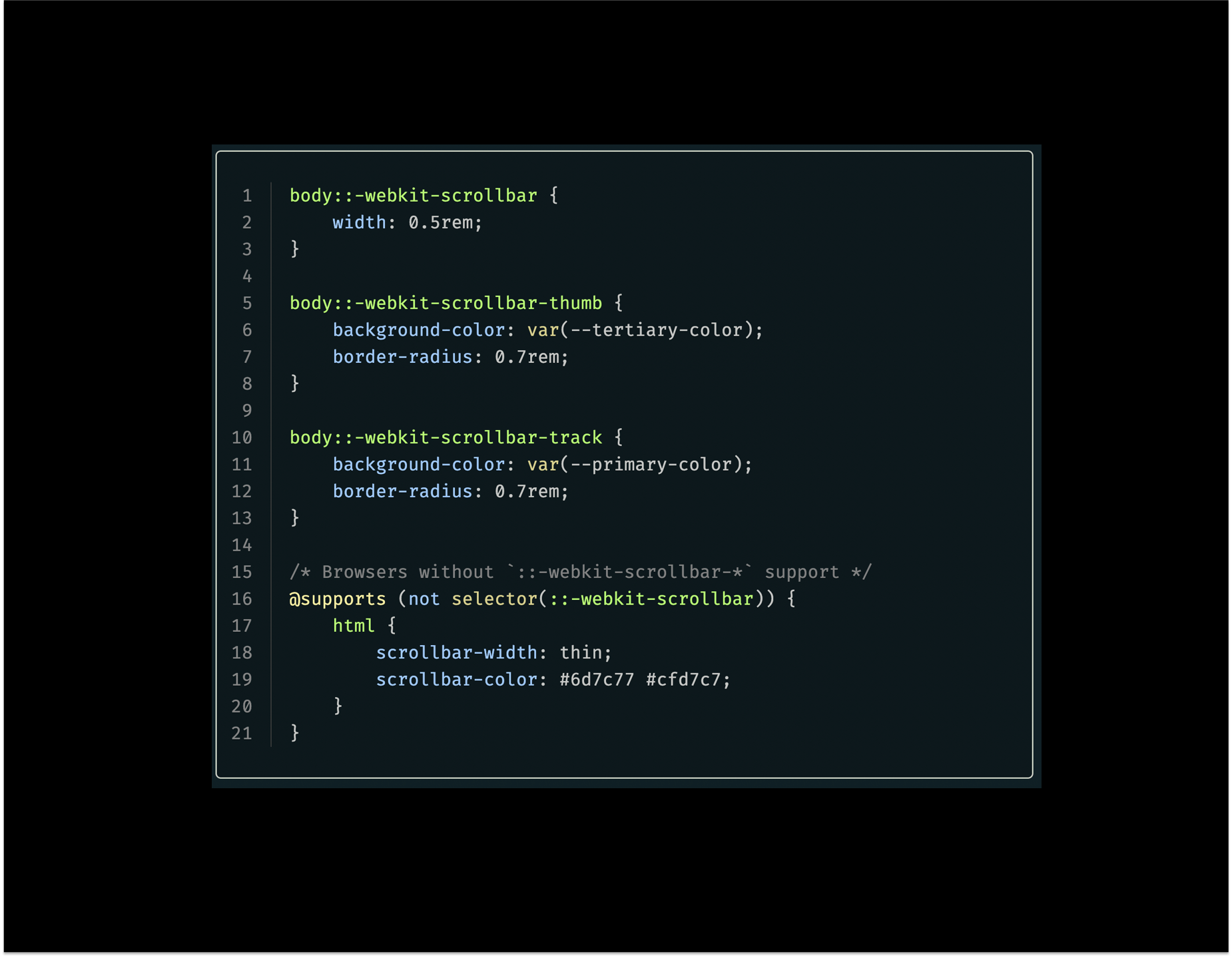 No Gecko scrollbar in Kit — UserStyles.world