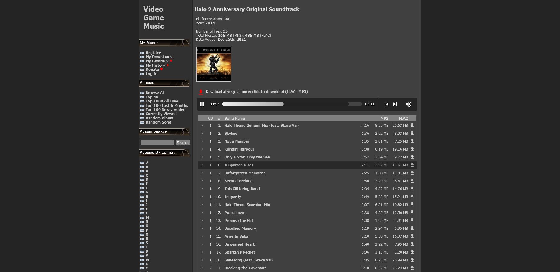 downloads.khinsider Dark Theme — UserStyles.world