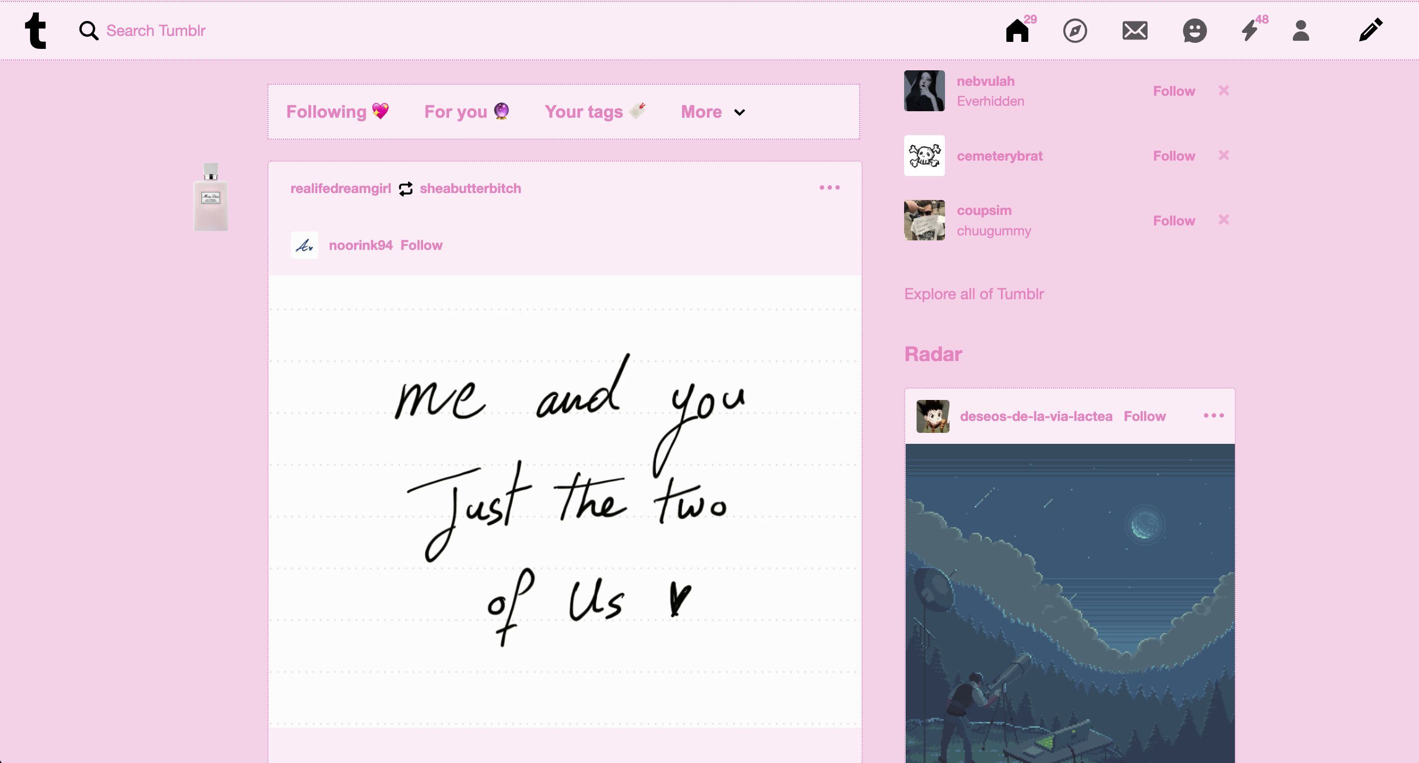 Pink Tumblr Theme 🎀 2022 — UserStyles.world