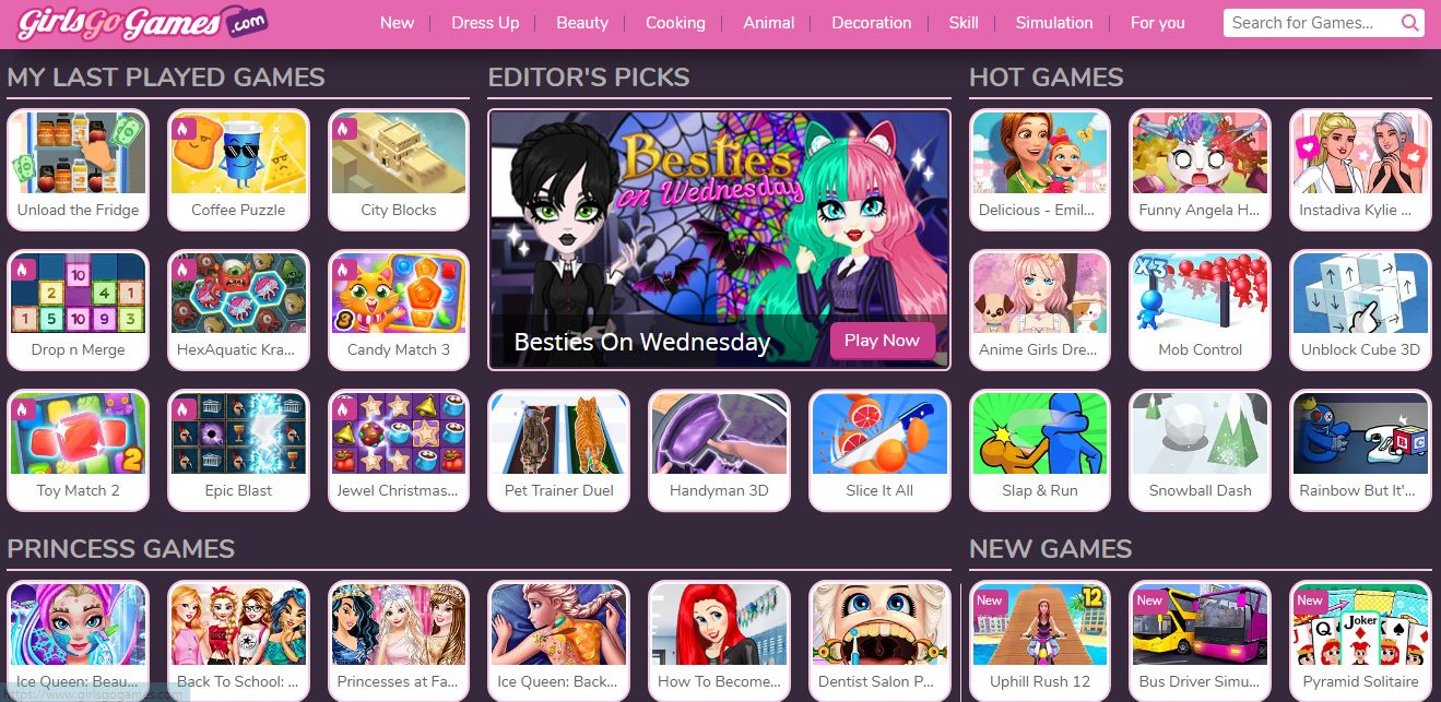 GirlsGoGames Styled — UserStyles.world