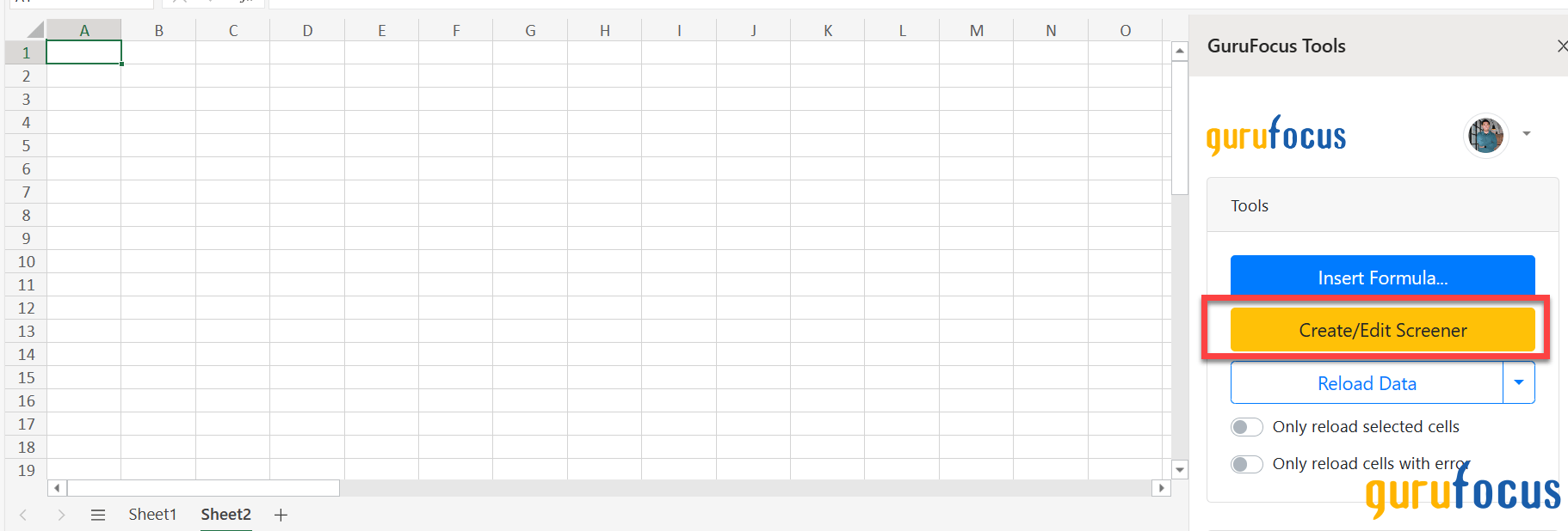 GURUS Screener Function Tutorials